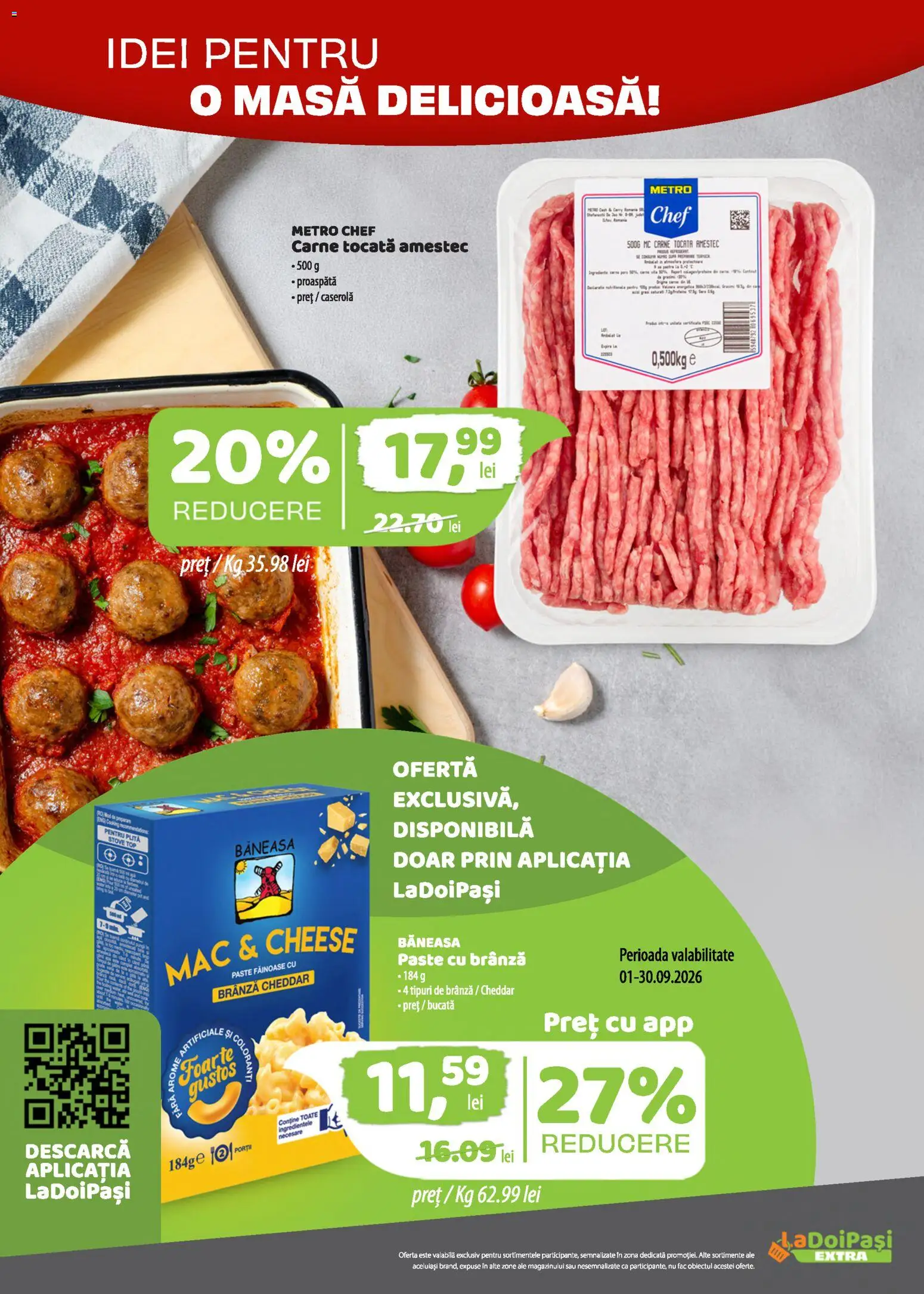 Catalog LaDoiPași 16 - 29 Septembrie 2026 | Pagina 7 | Produse: Plită, Caserola, Brânză, Paste