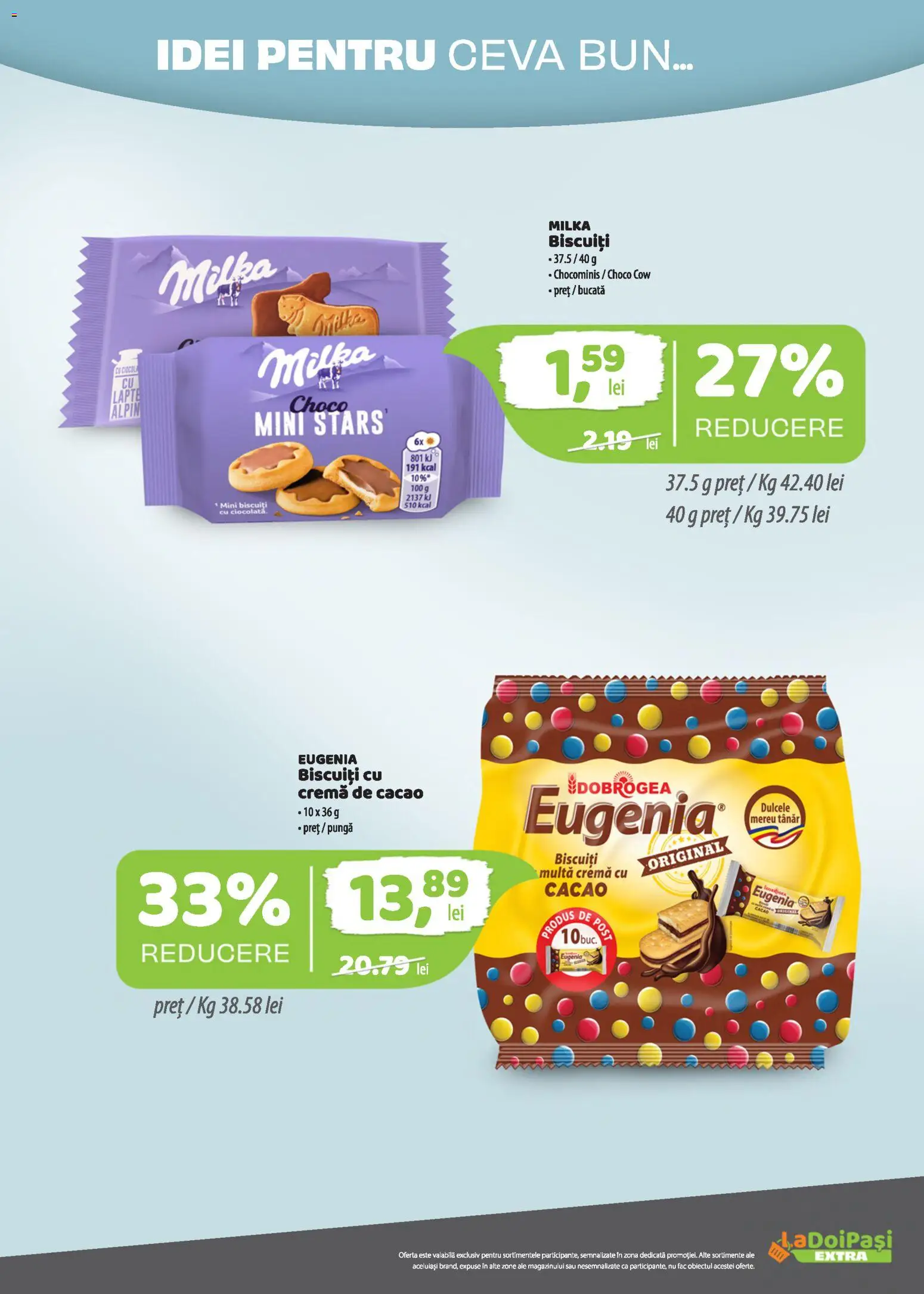 Catalog LaDoiPași 16 - 29 Septembrie 2026 | Pagina 9 | Produse: Lapte, Crema de cacao, Cacao, Biscuiți