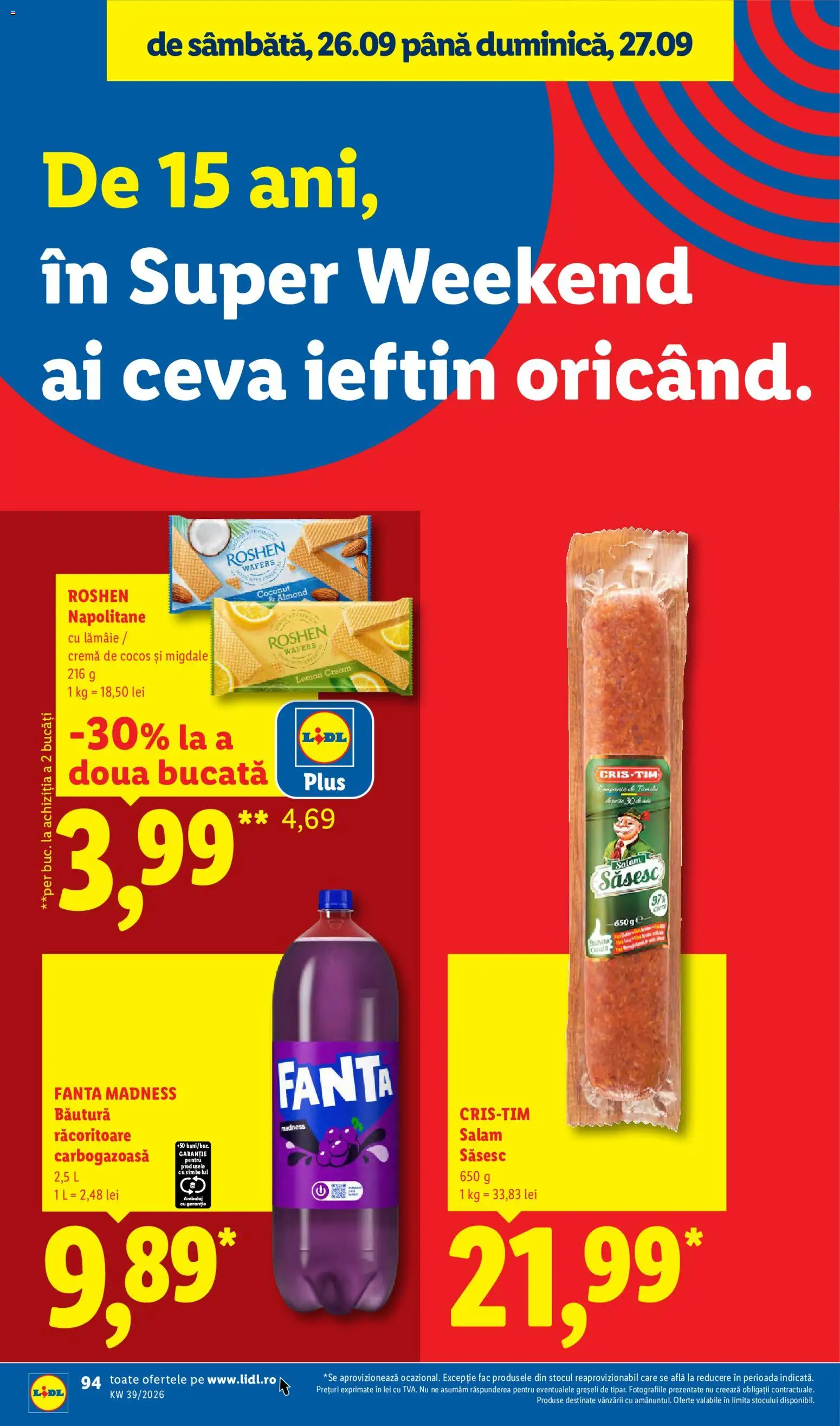 Catalog LIDL 21 - 26 Septembrie 2026 | Pagina 94