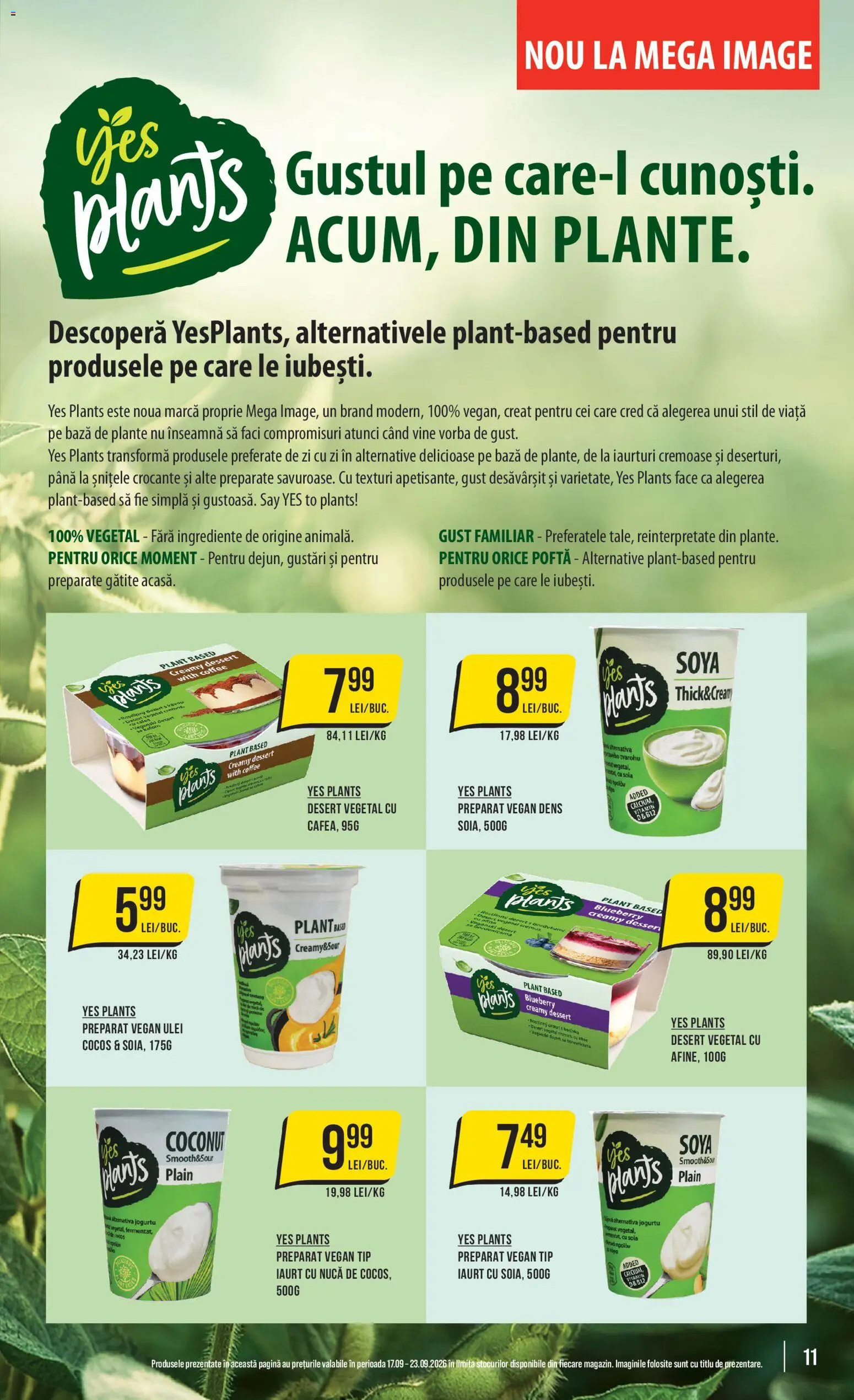 Catalog Mega Image 17 - 22 Septembrie 2026 | Pagina 11 | Produse: Iaurt, Ulei, Tip, Desert