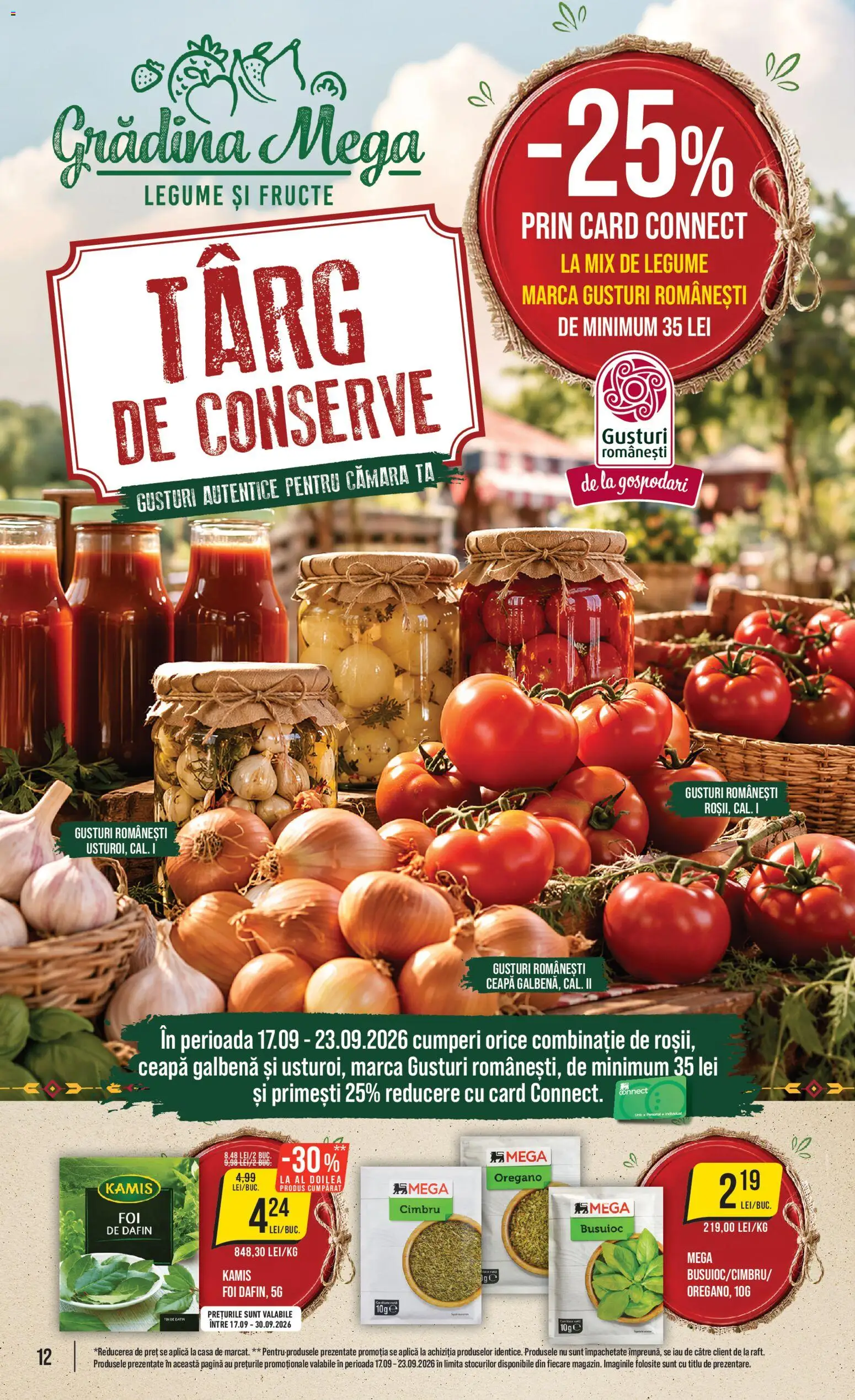 Catalog Mega Image 17 - 22 Septembrie 2026 | Pagina 12 | Produse: Gradina, Aplică, Ceapă galbenă, Fructe