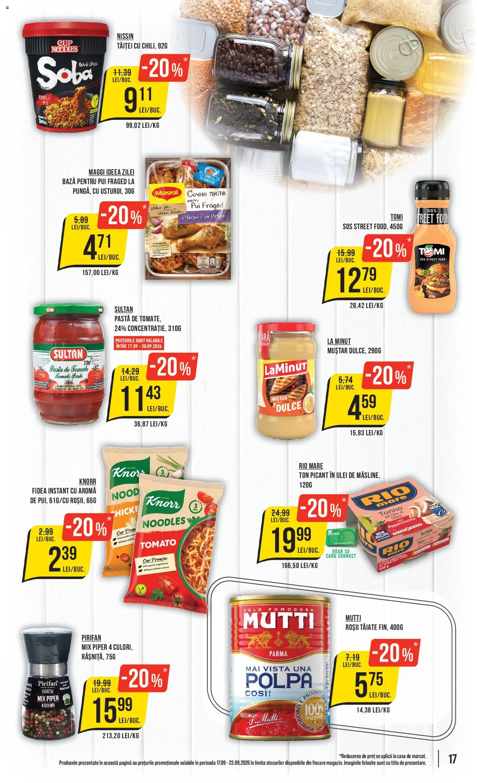 Catalog Mega Image 17 - 22 Septembrie 2026 | Pagina 17 | Produse: Style, Muștar, Piper, Usturoi