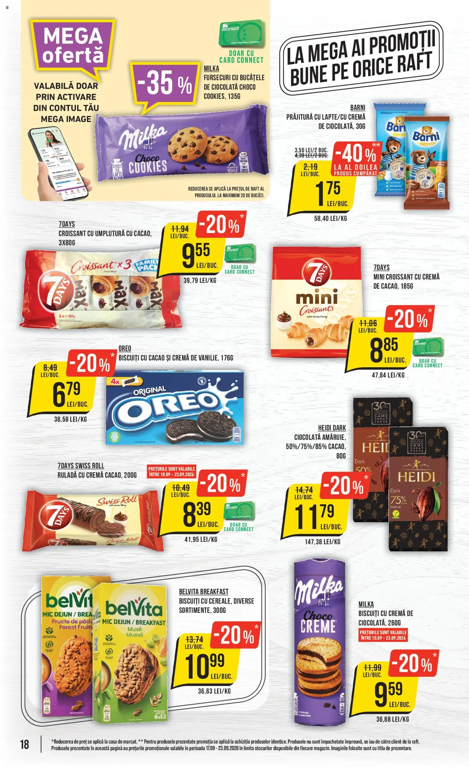 Catalog Mega Image 17 - 22 Septembrie 2026 | Pagina 18 | Produse: Oreo, Raft, Ciocolată, Heidi