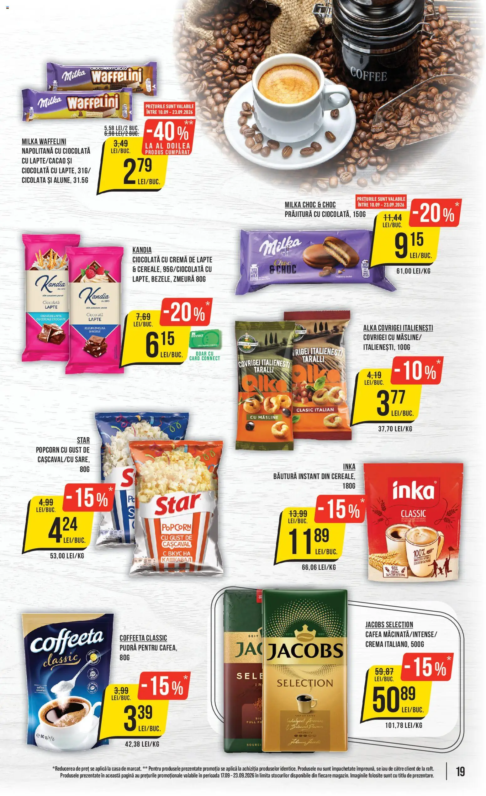 Catalog Mega Image 17 - 22 Septembrie 2026 | Pagina 19 | Produse: Cașcaval, Pudră, Lapte, Ciocolată