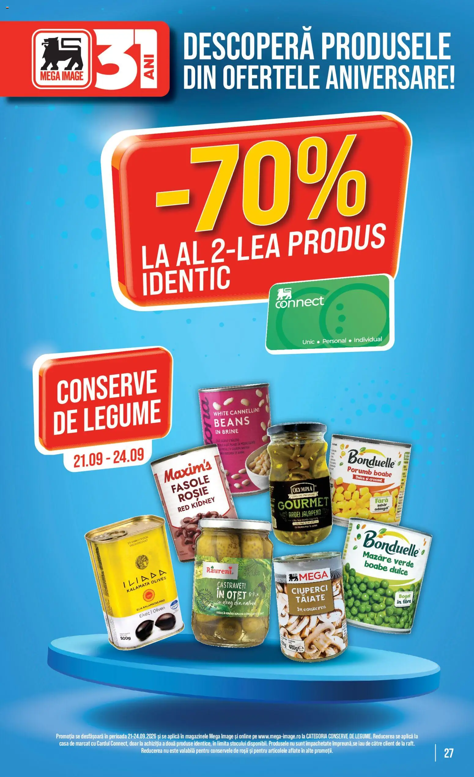 Catalog Mega Image 17 - 22 Septembrie 2026 | Pagina 27 | Produse: Mazăre, Ciuperci, Ardei, Oțet