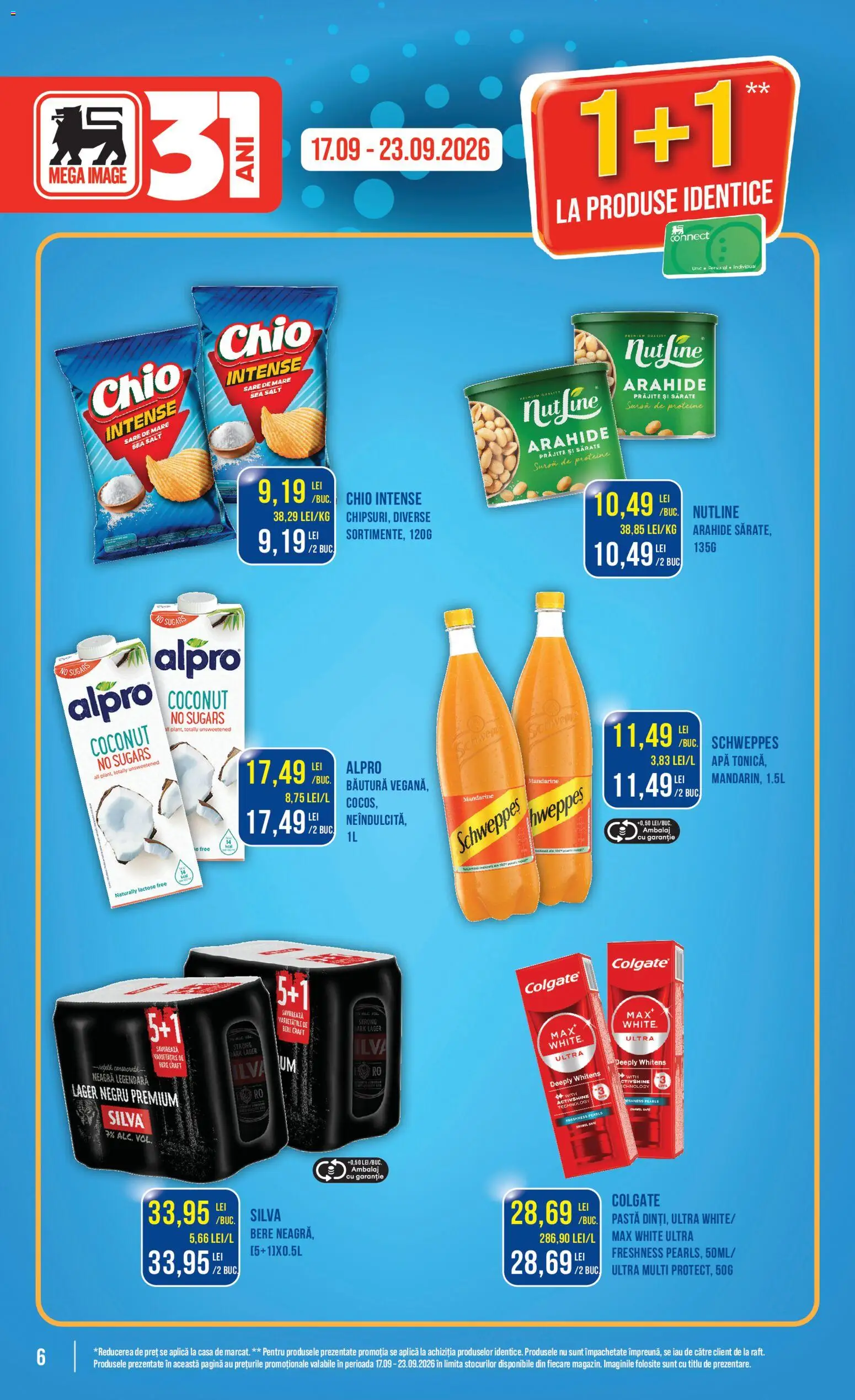 Catalog Mega Image 17 - 22 Septembrie 2026 | Pagina 6 | Produse: Premium, Schweppes, Apă, Sare