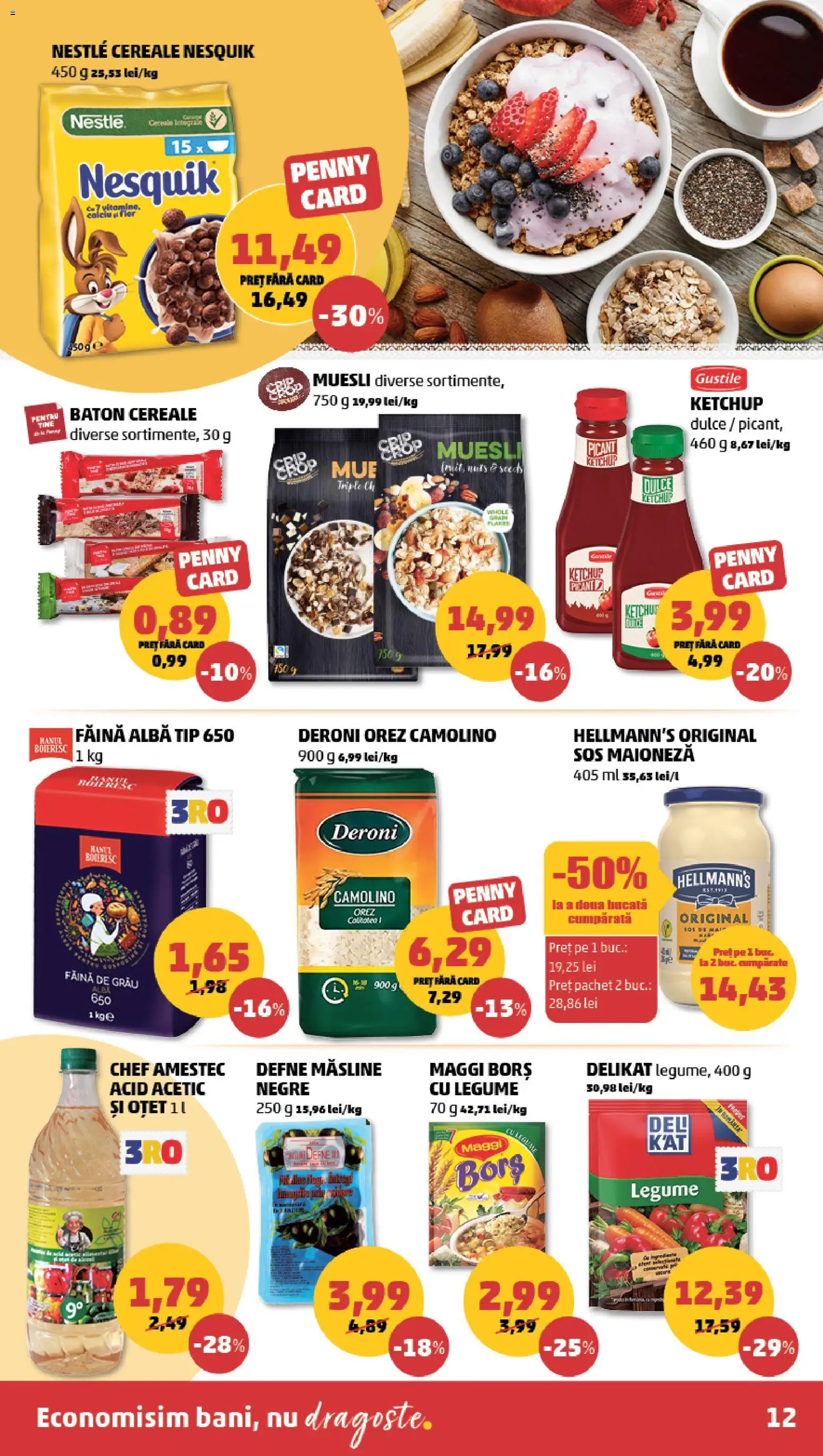 Catalog PENNY Market 16 - 21 Septembrie 2026 | Pagina 12 | Produse: Alba, Măsline, Borș, Făină