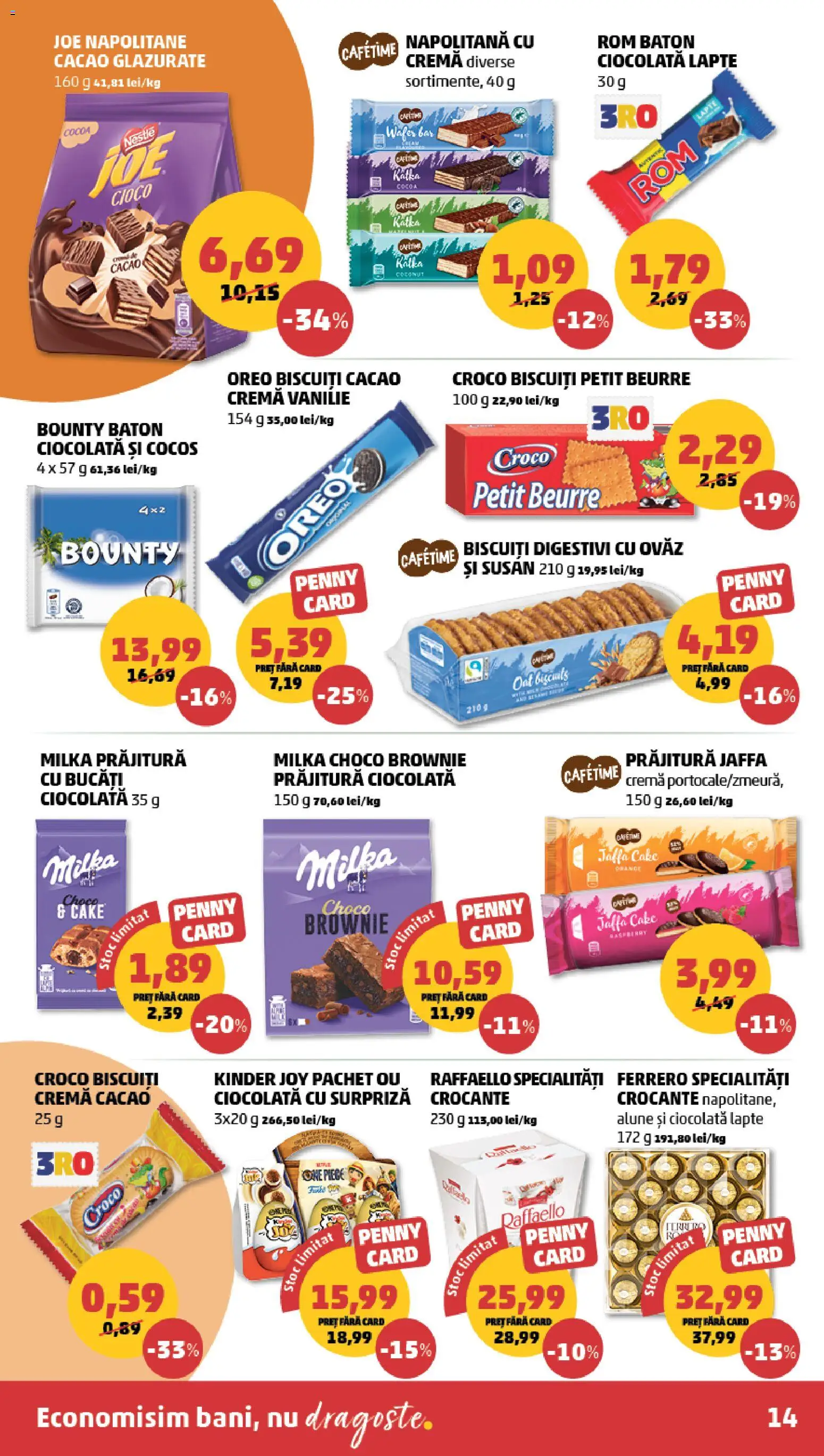 Catalog PENNY Market 16 - 21 Septembrie 2026 | Pagina 14 | Produse: Oreo, Prăjitură, Rom, Cacao
