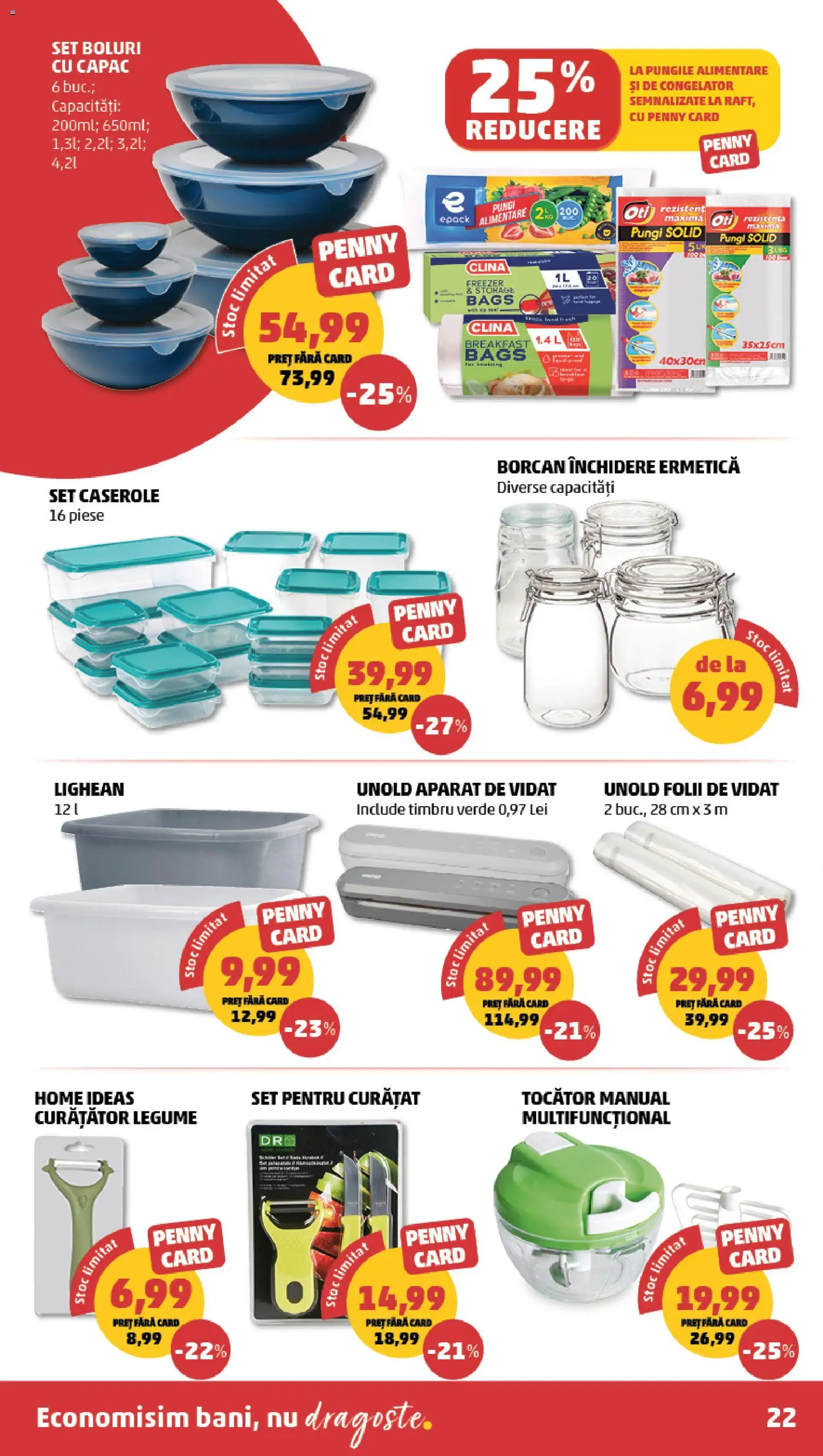Catalog PENNY Market 16 - 21 Septembrie 2026 | Pagina 22 | Produse: Solid, Congelator, Caserole, Legume