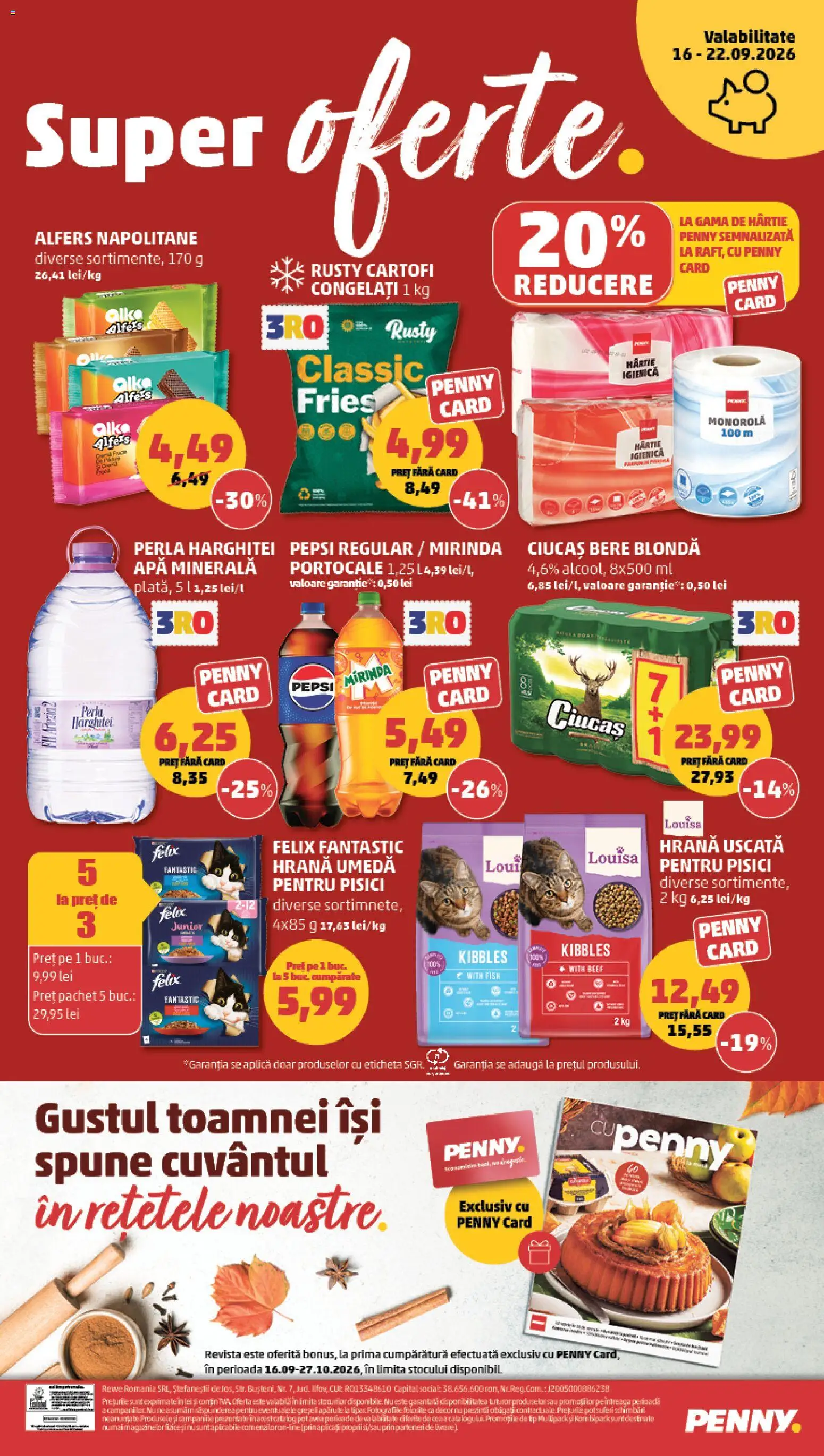 Catalog PENNY Market 16 - 21 Septembrie 2026 | Pagina 24 | Produse: Aplică, Apa minerala, Cartofi, Fructe