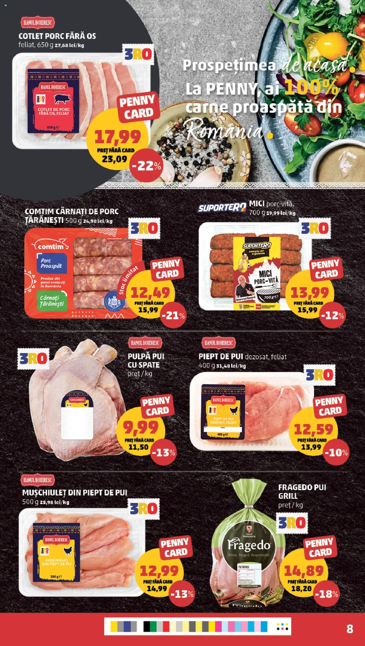 Catalog PENNY Market 16 - 21 Septembrie 2026 | Pagina 8 | Produse: Grill, Carnati de porc, Cotlet, Cârnați