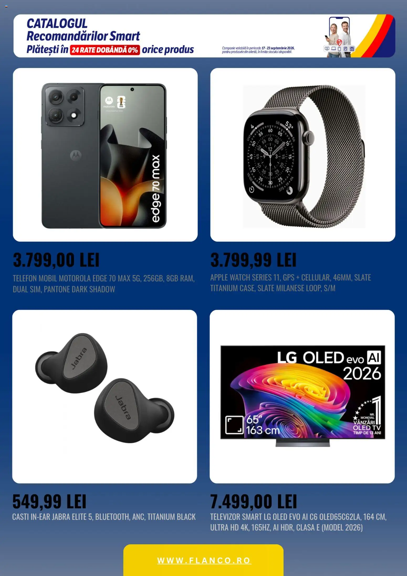 Catalog Flanco 17 - 22 Septembrie 2026 | Pagina 5 | Produse: Telefon, Televizor, Căști, Apple