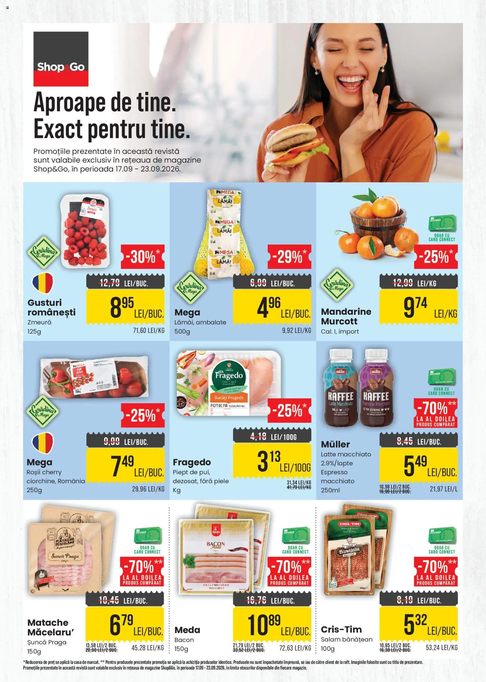 Catalog Mega Image 17 - 22 Septembrie 2026 | Pagina 2 | Produse: Zmeură, Gradina, Salam, Șuncă