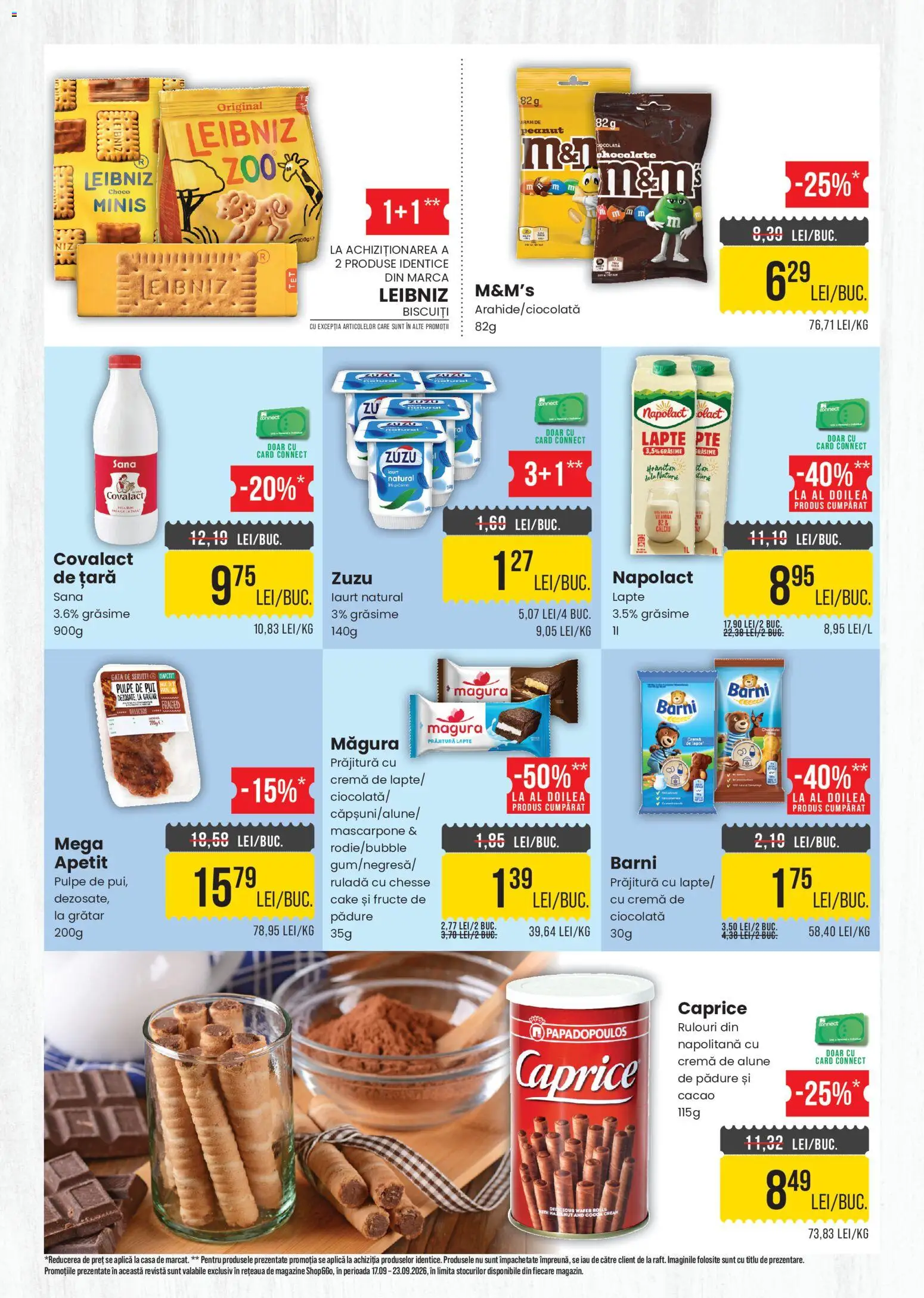 Catalog Mega Image 17 - 22 Septembrie 2026 | Pagina 3 | Produse: Prăjitură, Cacao, Mascarpone, Biscuiți