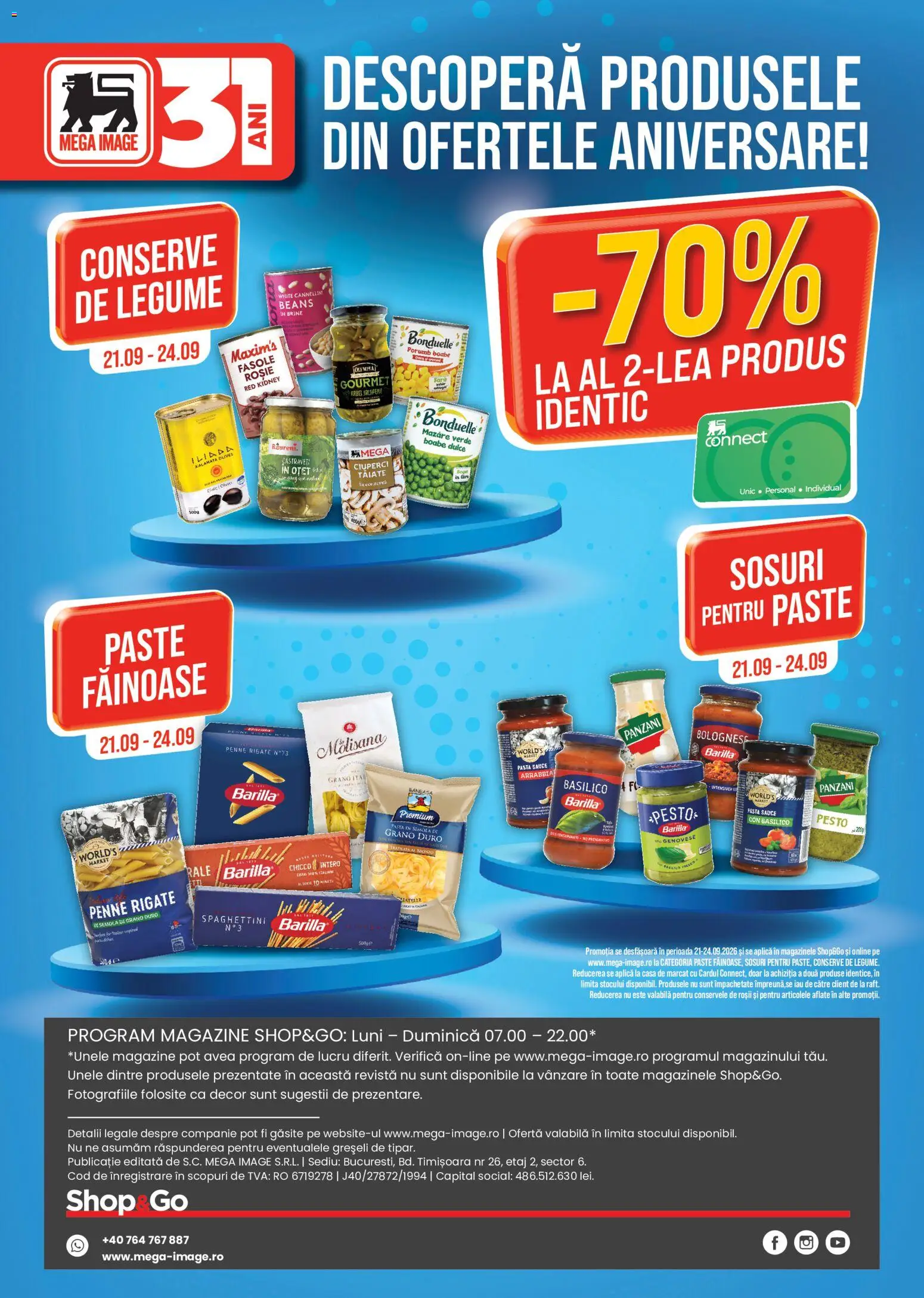 Catalog Mega Image 17 - 22 Septembrie 2026 | Pagina 6 | Produse: Aplică, Panzani, Ciuperci, Porumb