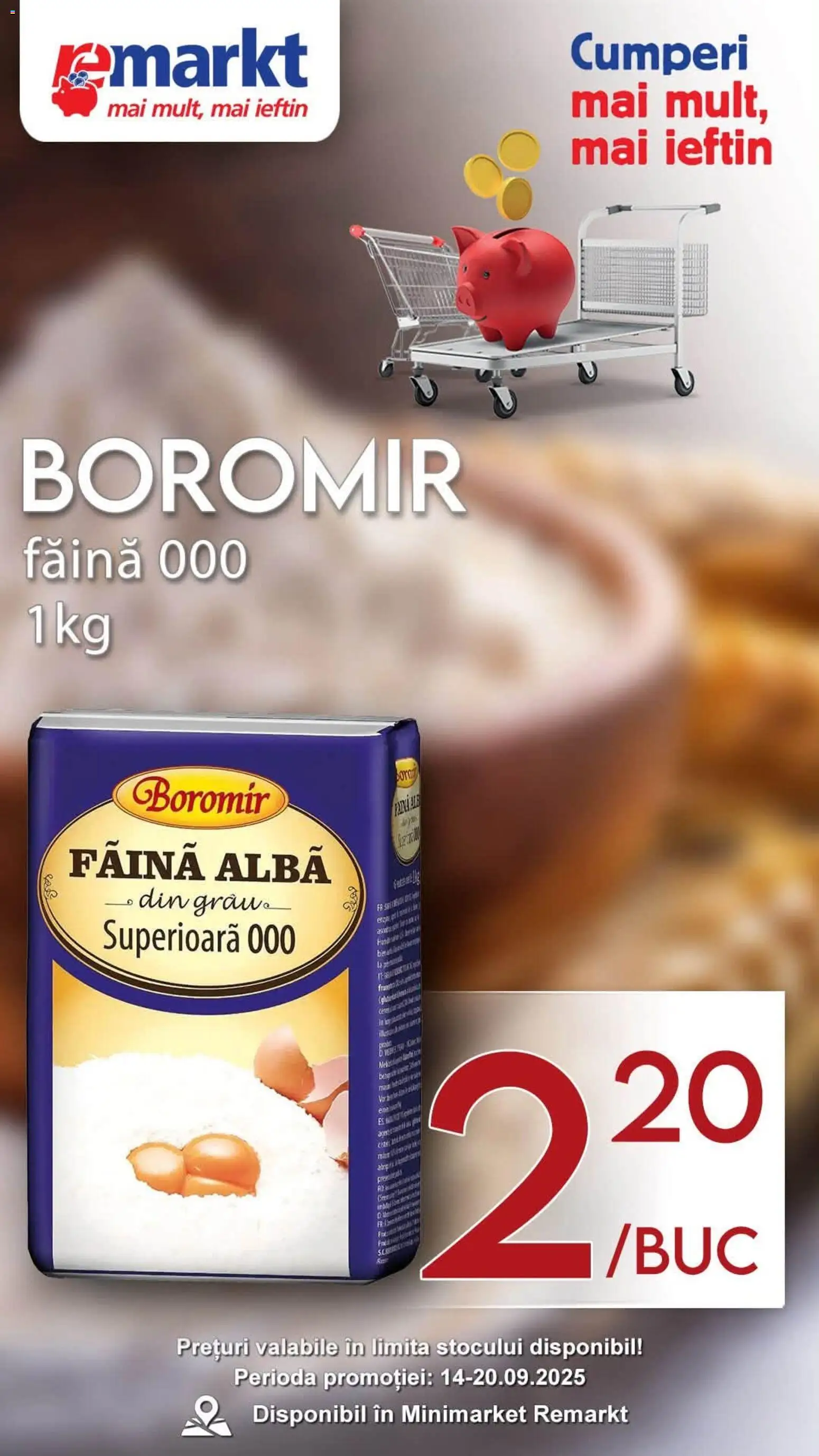 Catalog Remarkt 14 - 19 Septembrie 2026 | Pagina 1 | Produse: Alba, Făină
