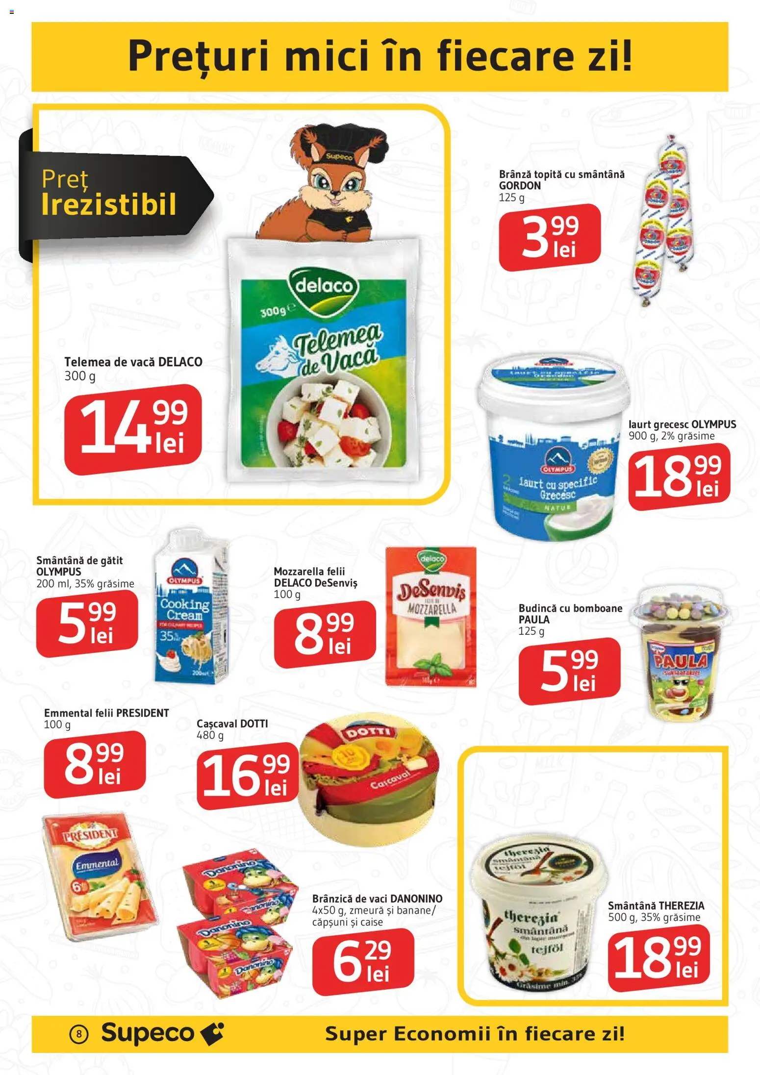 Catalog Supeco 17 - 29 Septembrie 2026 | Pagina 8 | Produse: Budincă, Delaco, Brânză, Bomboane