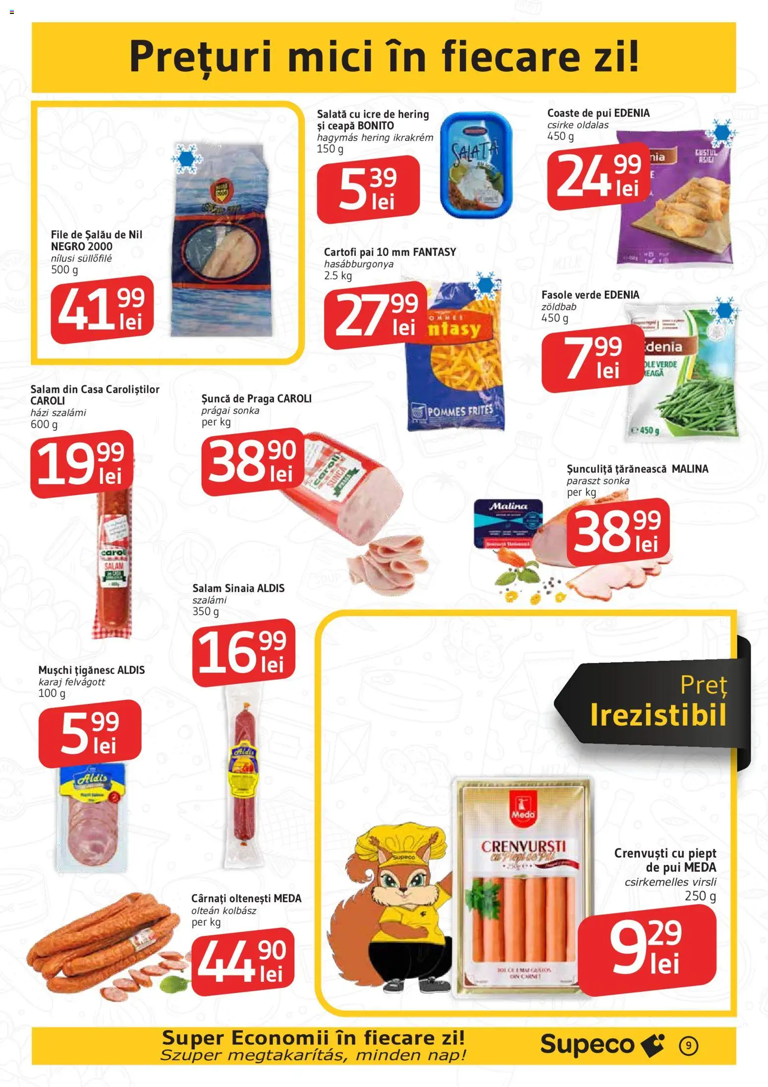 Catalog Supeco 17 - 29 Septembrie 2026 | Pagina 9 | Produse: Pui, Mici, Șuncă, Bonito
