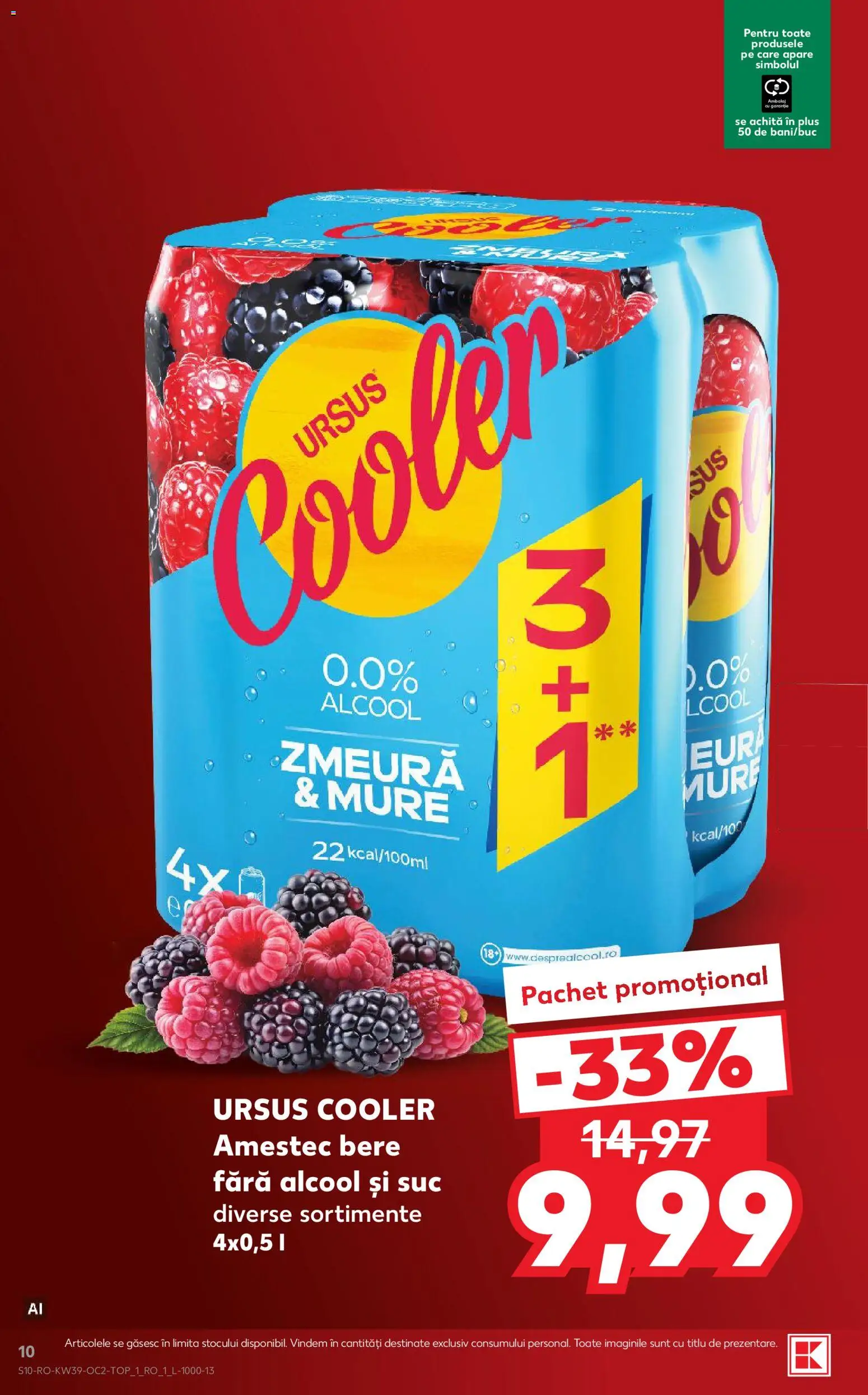 Catalog Kaufland 23 - 28 Septembrie 2026 | Pagina 10 | Produse: Zmeură, Ursus, Suc, Amestec