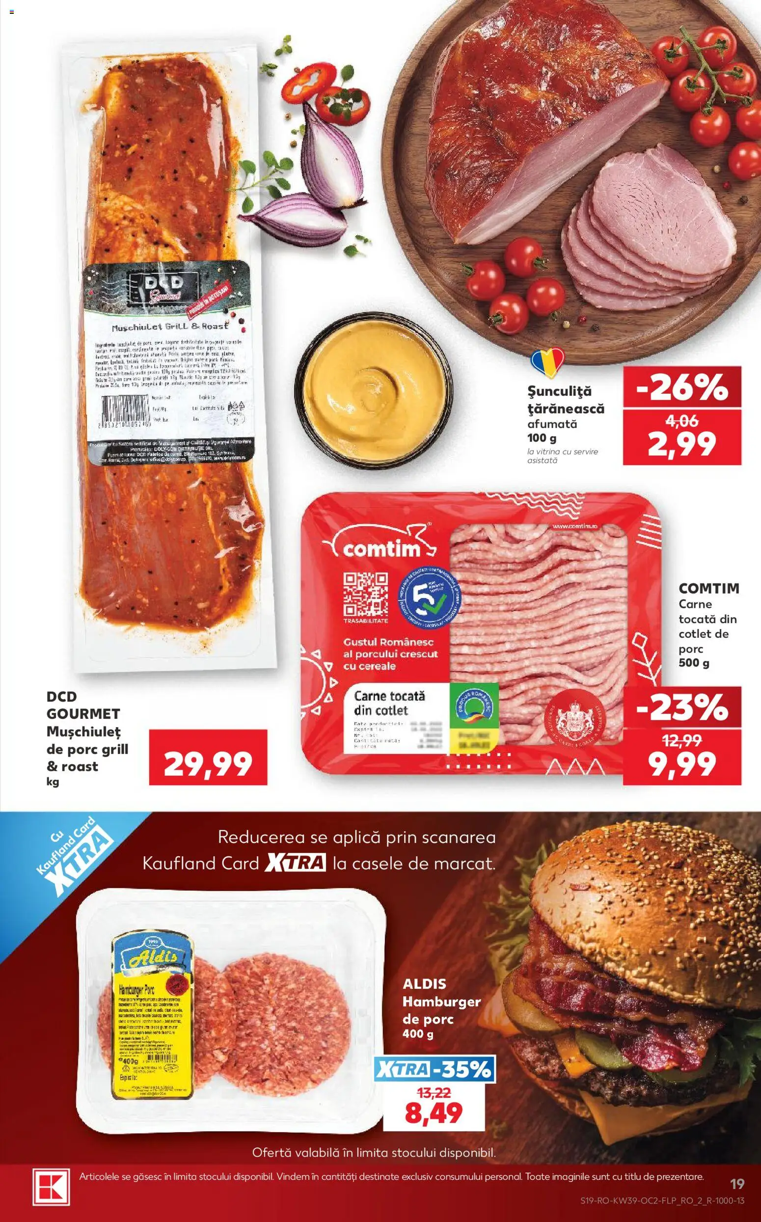 Catalog Kaufland 23 - 28 Septembrie 2026 | Pagina 19 | Produse: Cotlet, Vitrină, Hamburger, Cereale