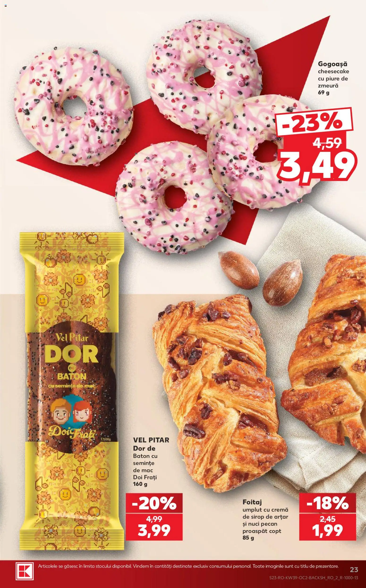Catalog Kaufland 23 - 28 Septembrie 2026 | Pagina 23 | Produse: Zmeură, Gogoasa, Semințe, Sirop