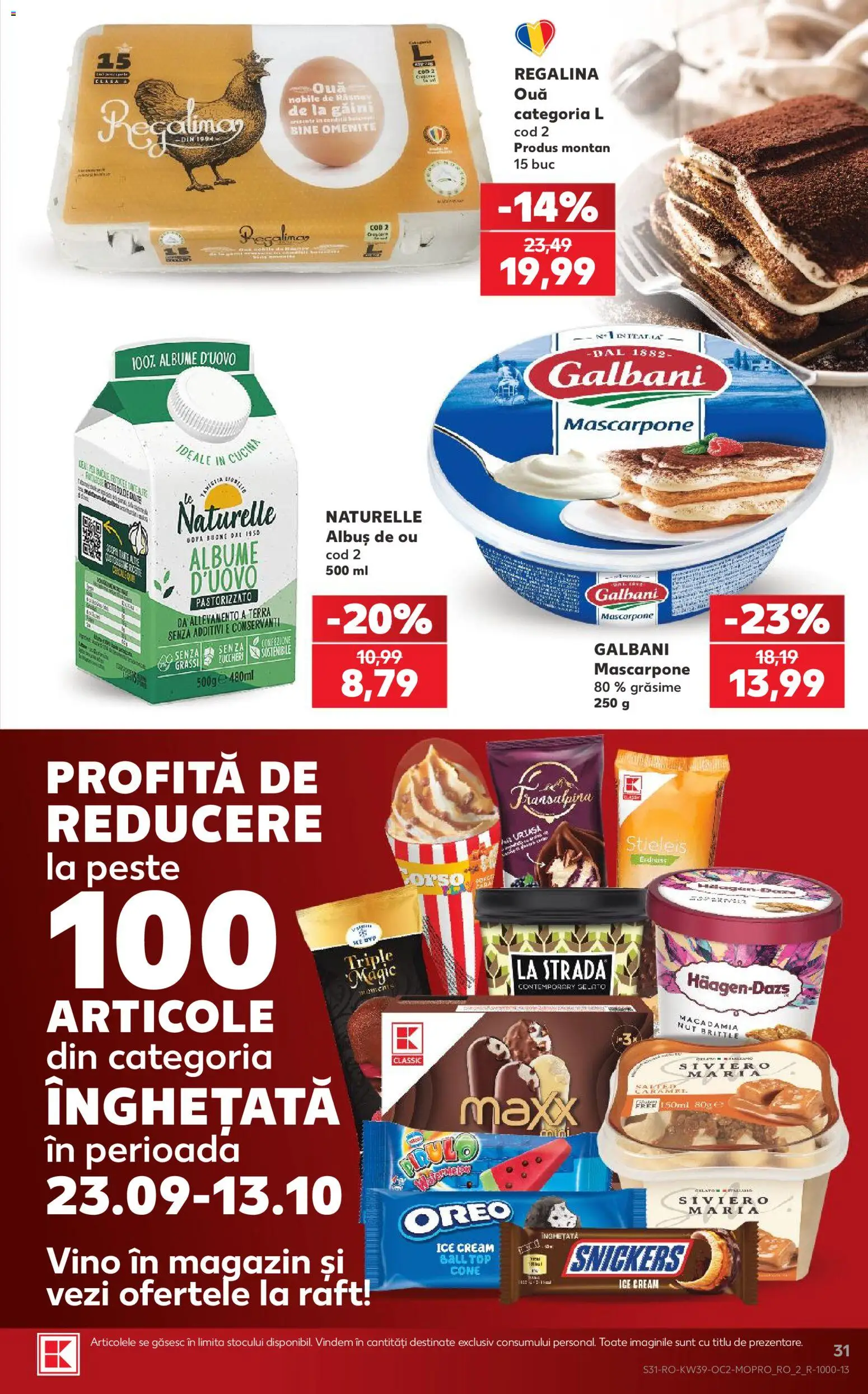 Catalog Kaufland 23 - 28 Septembrie 2026 | Pagina 31 | Produse: Oreo, Top, Magic, Înghețată