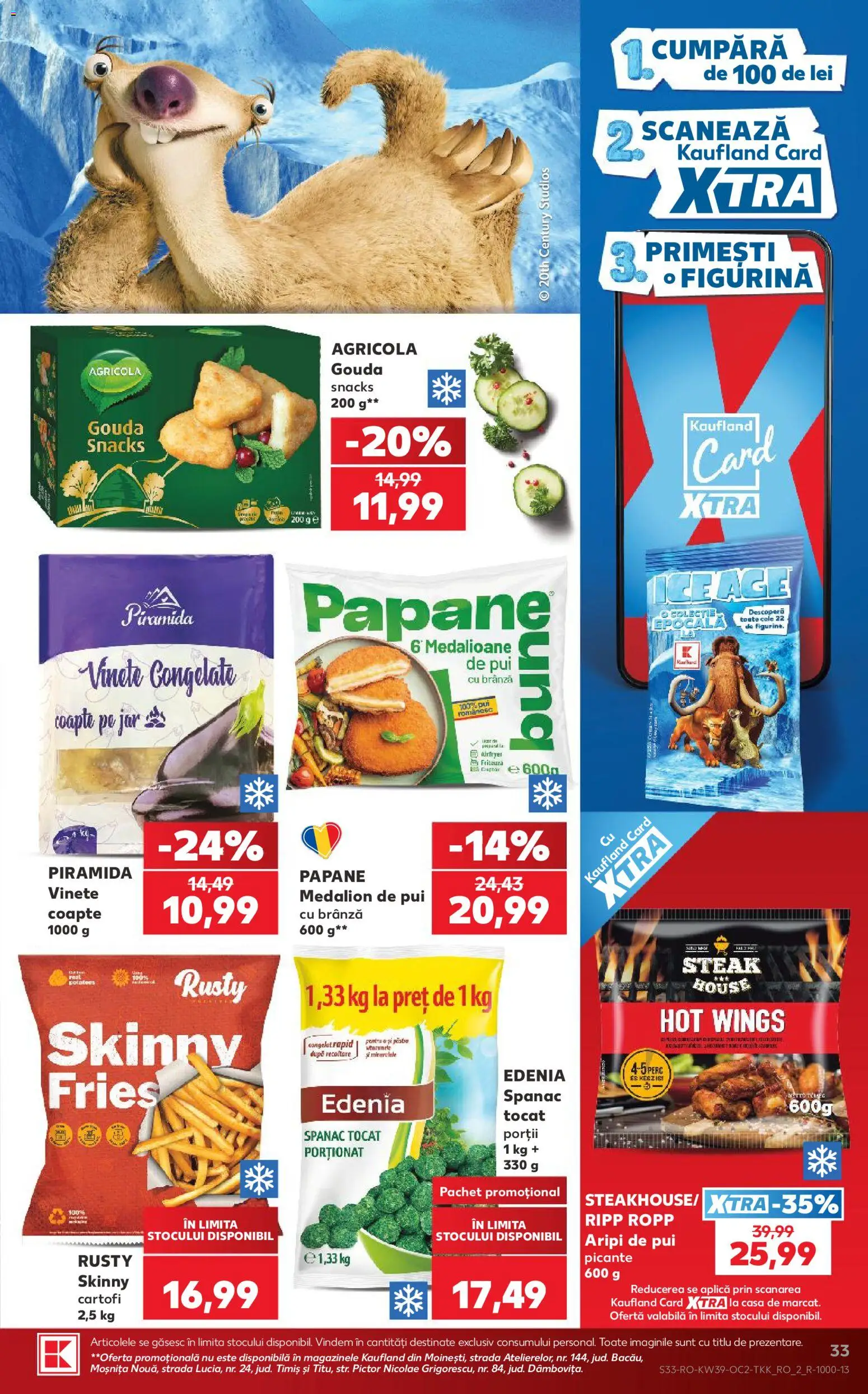 Catalog Kaufland 23 - 28 Septembrie 2026 | Pagina 33 | Produse: Agricola, Pui, Spanac, Cartofi