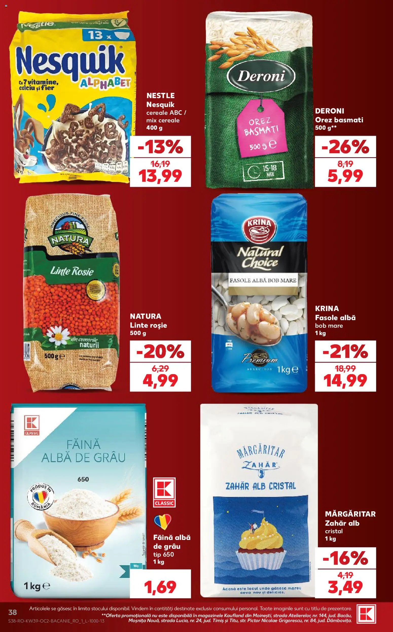 Catalog Kaufland 23 - 28 Septembrie 2026 | Pagina 38 | Produse: Fier, Linte roșie, Cereale, Tip