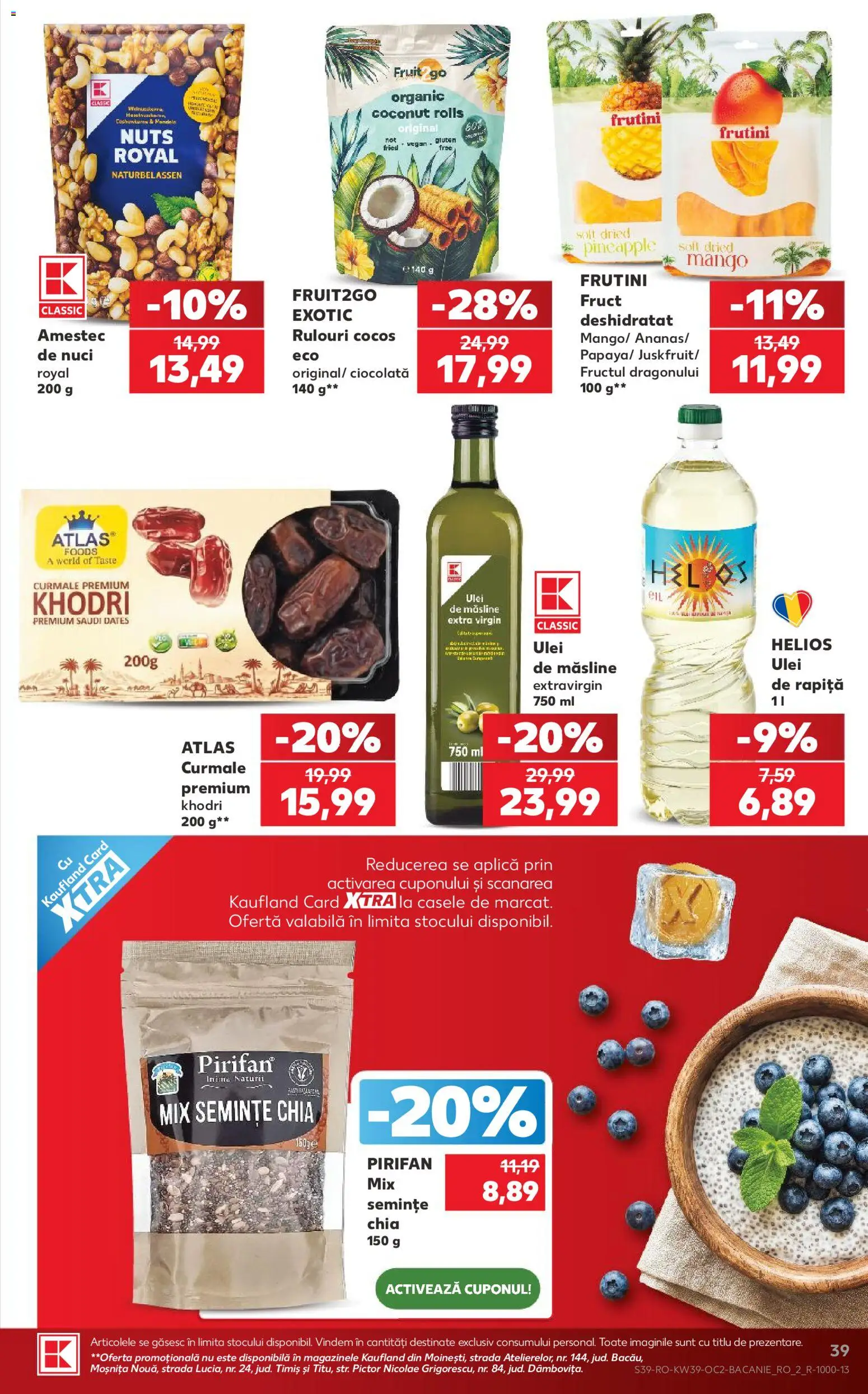 Catalog Kaufland 23 - 28 Septembrie 2026 | Pagina 39 | Produse: Premium, Ulei de masline, Ulei, Curmale