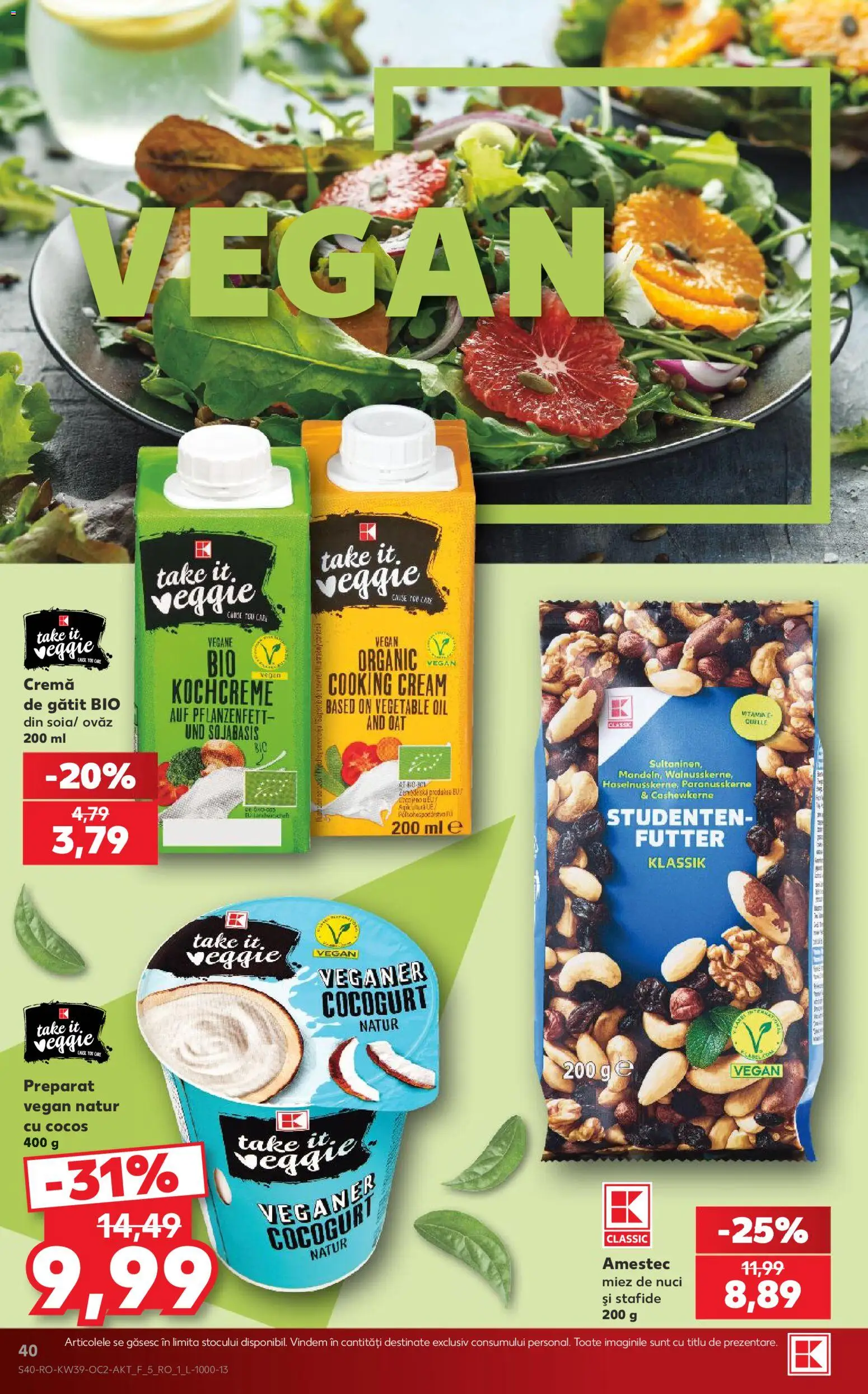 Catalog Kaufland 23 - 28 Septembrie 2026 | Pagina 40 | Produse: Cremă, Nuci, Amestec, Stafide
