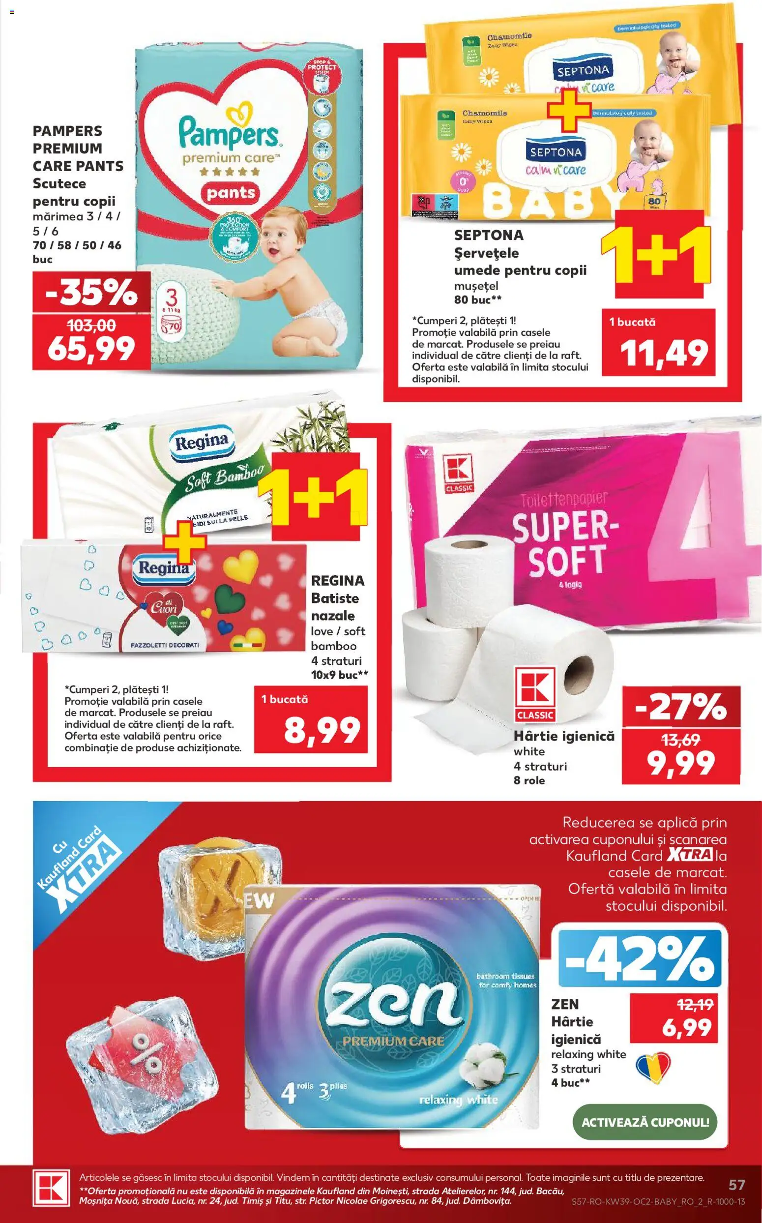 Catalog Kaufland 23 - 28 Septembrie 2026 | Pagina 57 | Produse: Premium, Regina, Aplică, Role