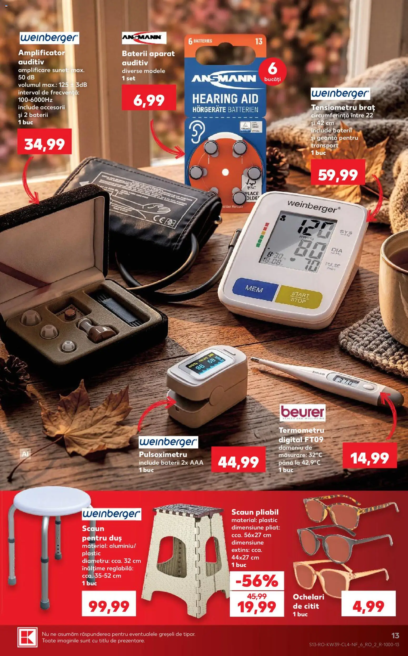 Catalog Kaufland 23 - 28 Septembrie 2026 | Pagina 13 | Produse: Tensiometru, Scaun, Duș, Beurer