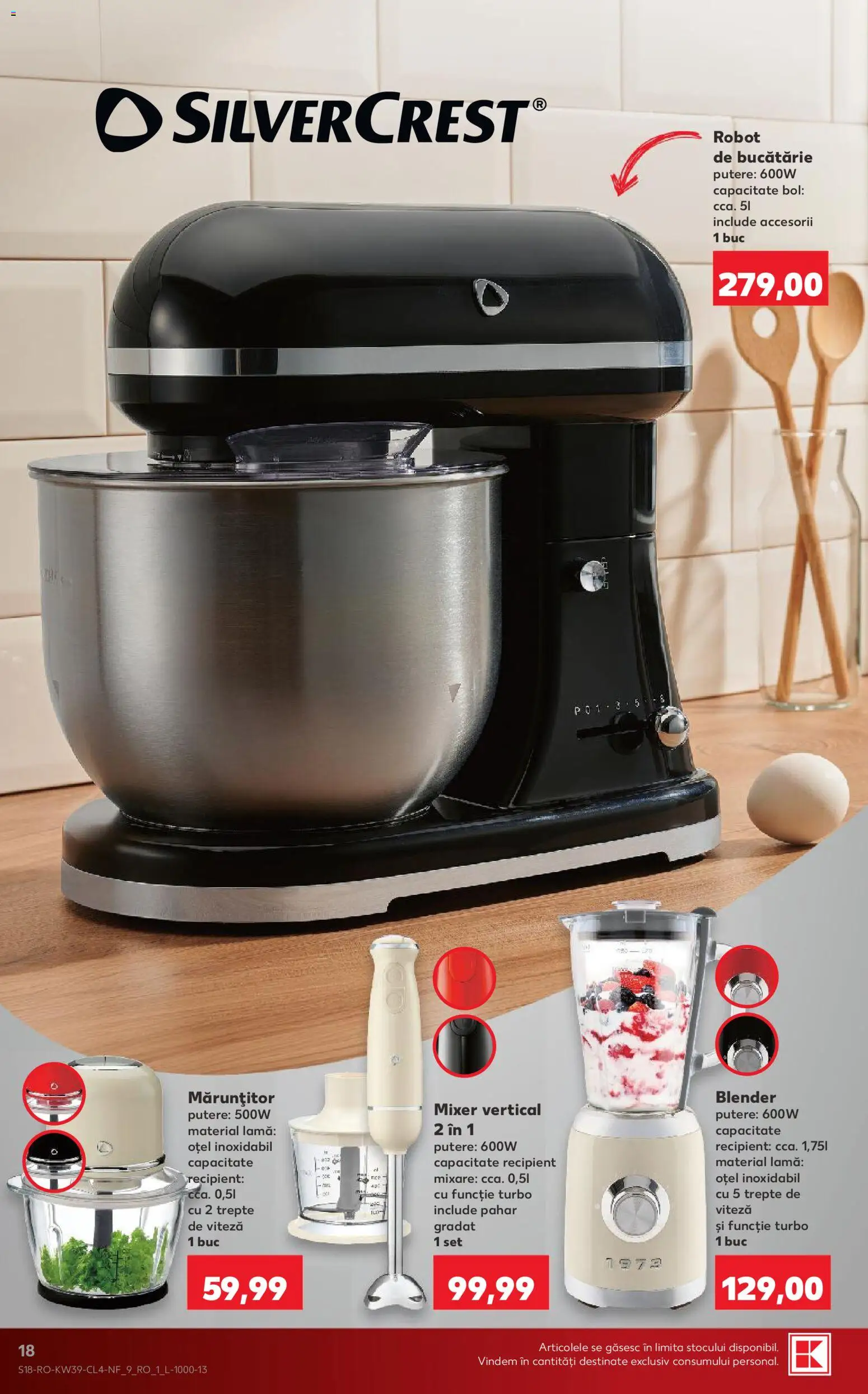 Catalog Kaufland 23 - 28 Septembrie 2026 | Pagina 18 | Produse: Blender, Mixer, Bucătărie, Mixer vertical
