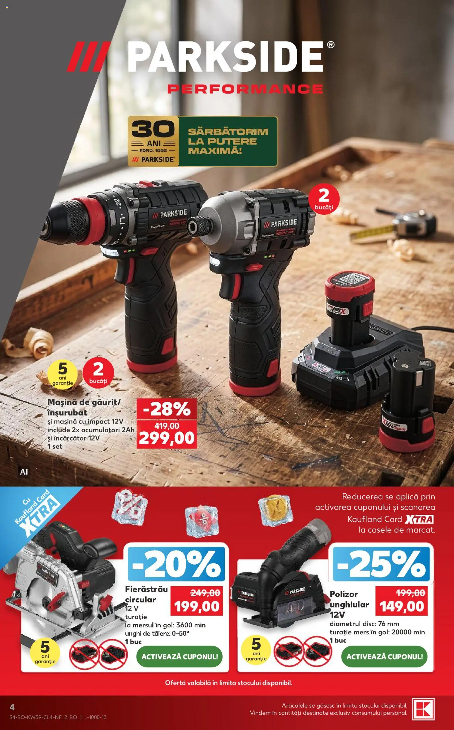 Catalog Kaufland 23 - 28 Septembrie 2026 | Pagina 4 | Produse: Încărcător, Disc, Aplică, Polizor