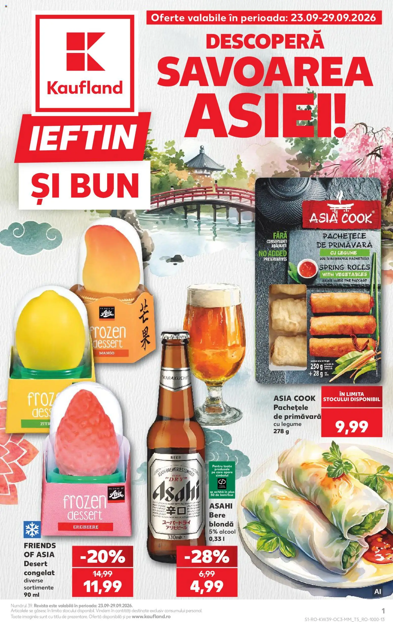 Catalog Kaufland 23 - 28 Septembrie 2026 | Pagina 1 | Produse: Sos, Desert, Plus, Mango