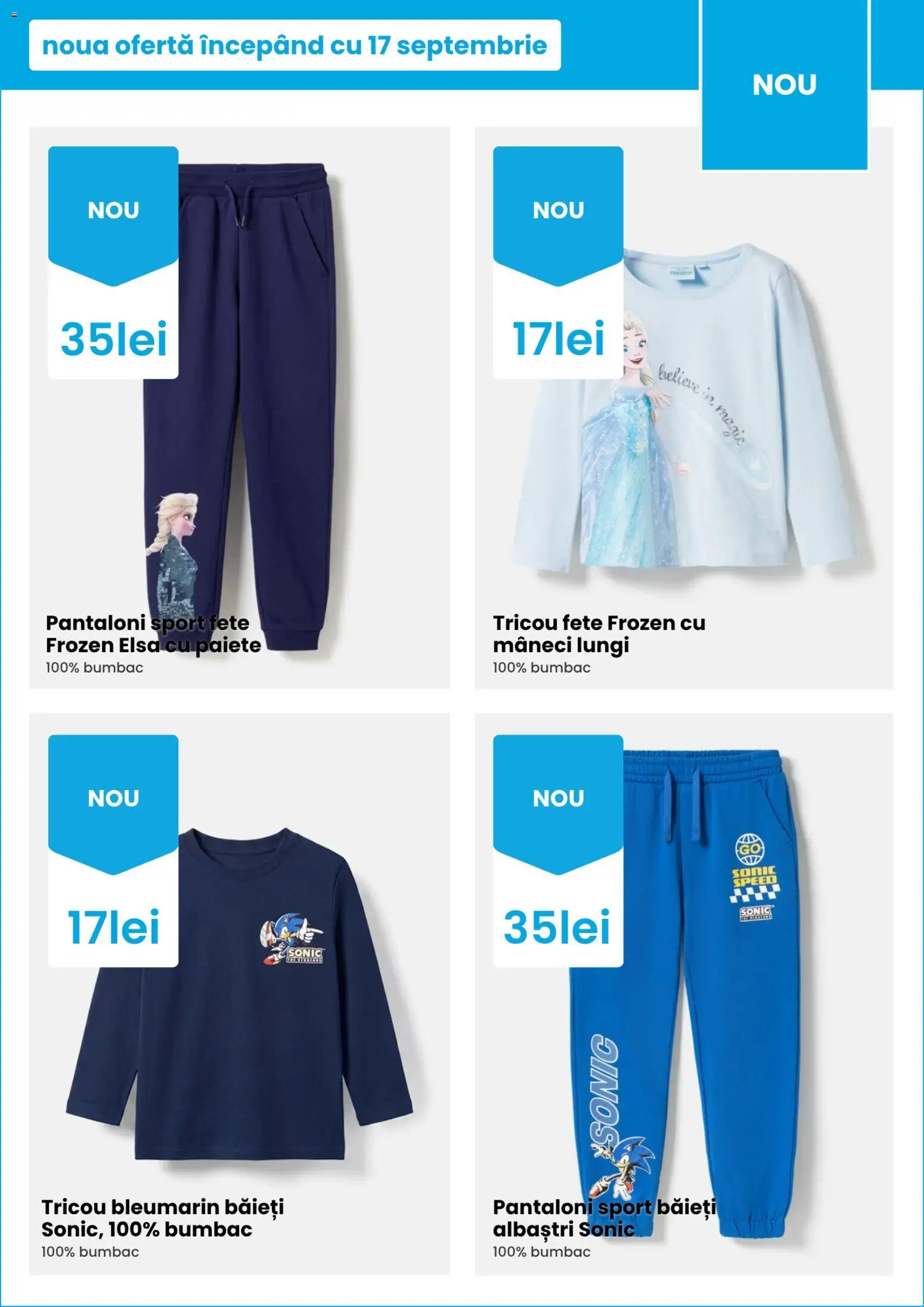 Catalog Pepco 17 - 22 Septembrie 2026 | Pagina 4 | Produse: Magic, Sport, Tricou, Pantaloni