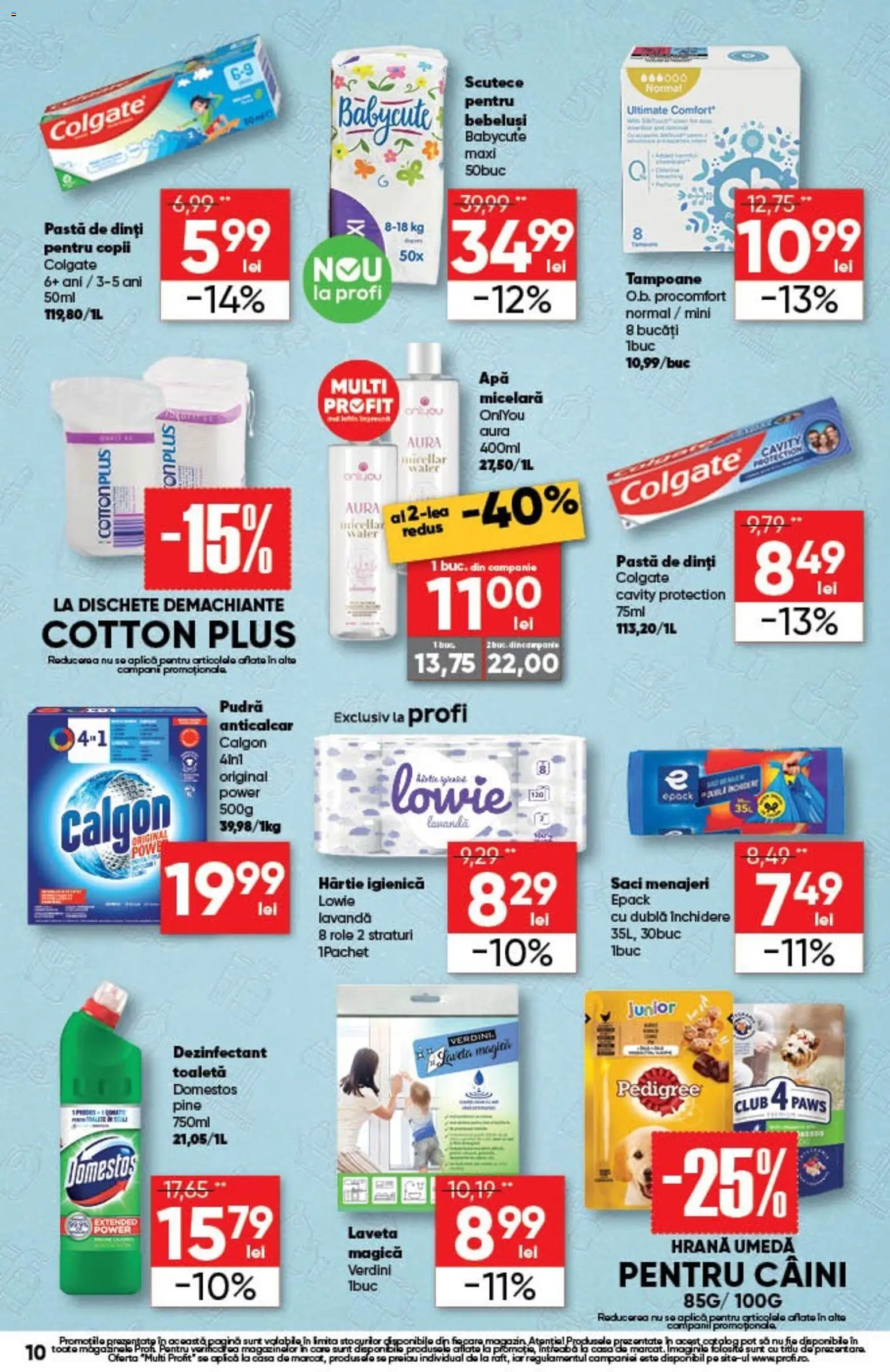 Catalog Profi 17 - 22 Septembrie 2026 | Pagina 10 | Produse: Role, Apă micelară, Detergent, Plus
