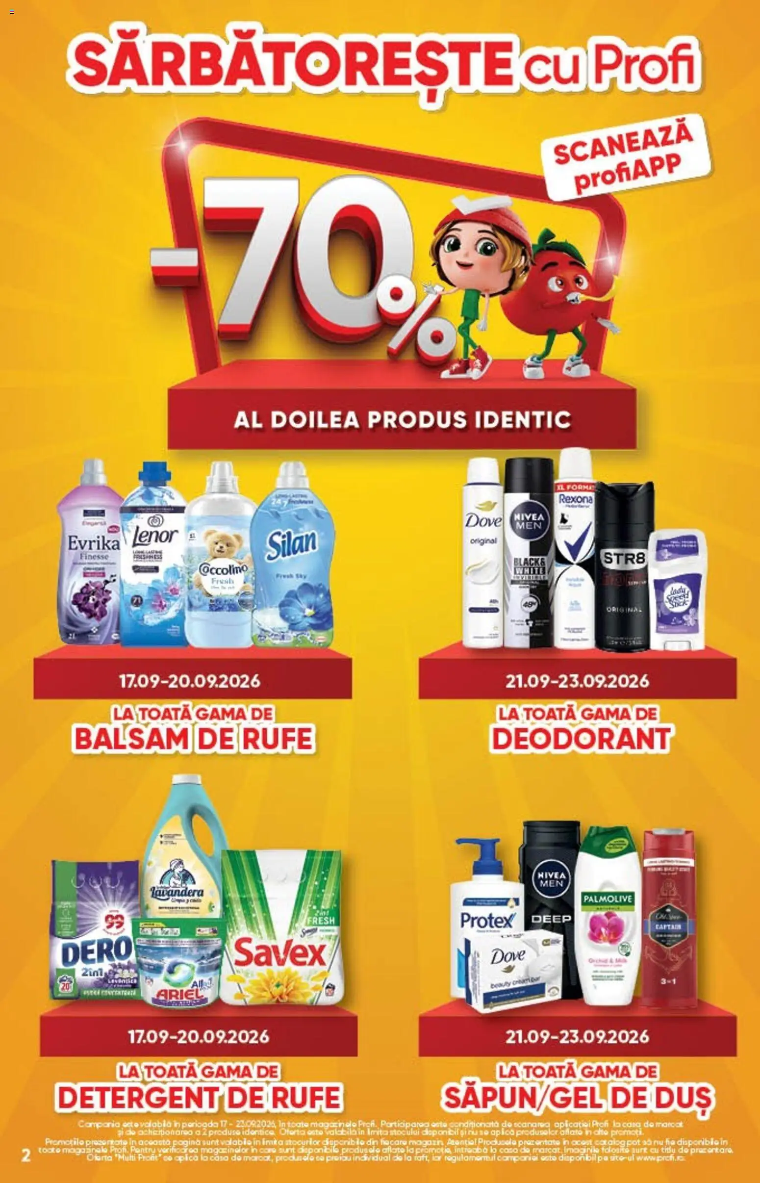 Catalog Profi 17 - 22 Septembrie 2026 | Pagina 2 | Produse: Old Spice, Nivea, Aplică, Black