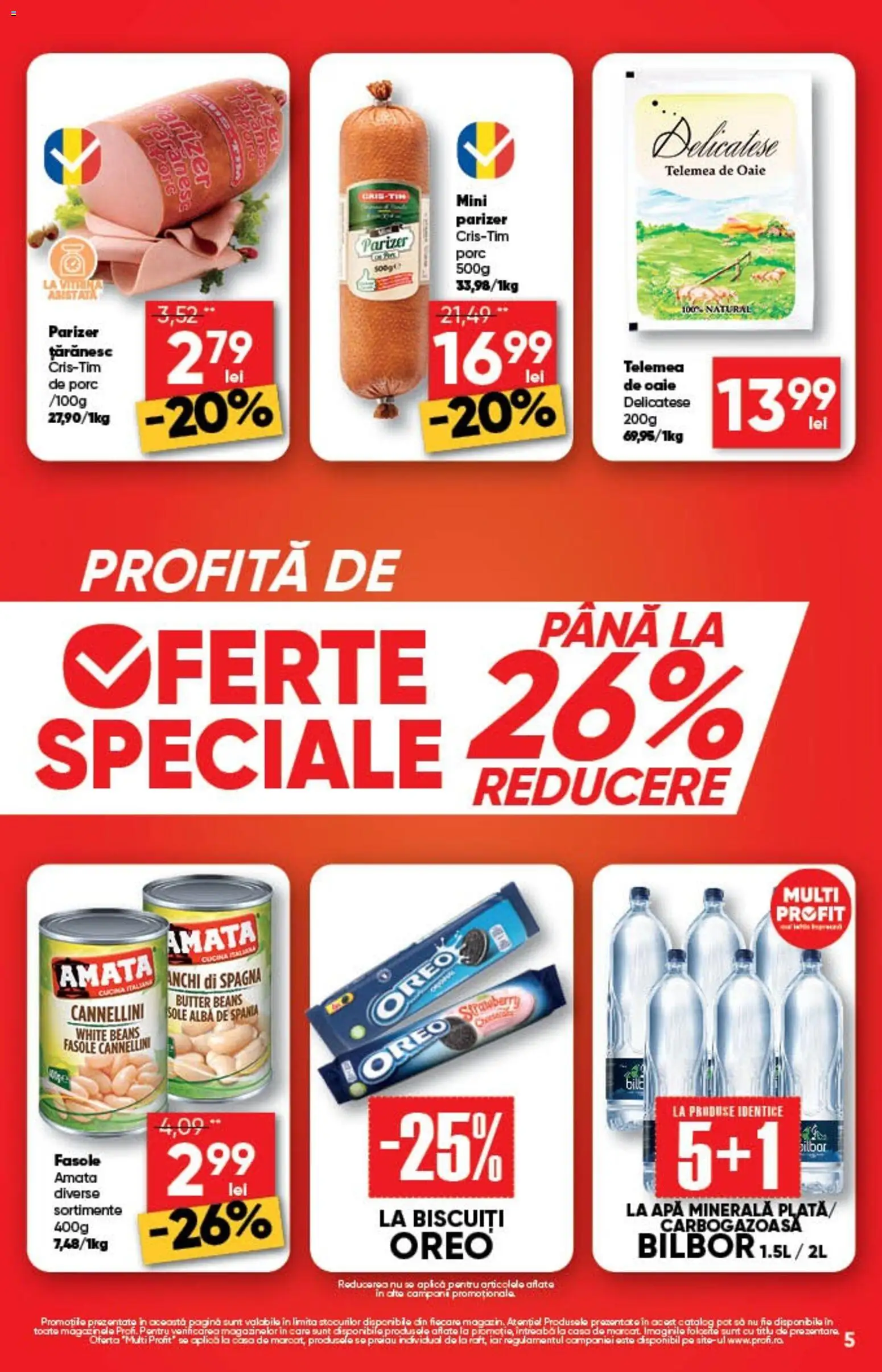 Catalog Profi 17 - 22 Septembrie 2026 | Pagina 5 | Produse: Oreo, Aplică, Apa minerala, Biscuiți
