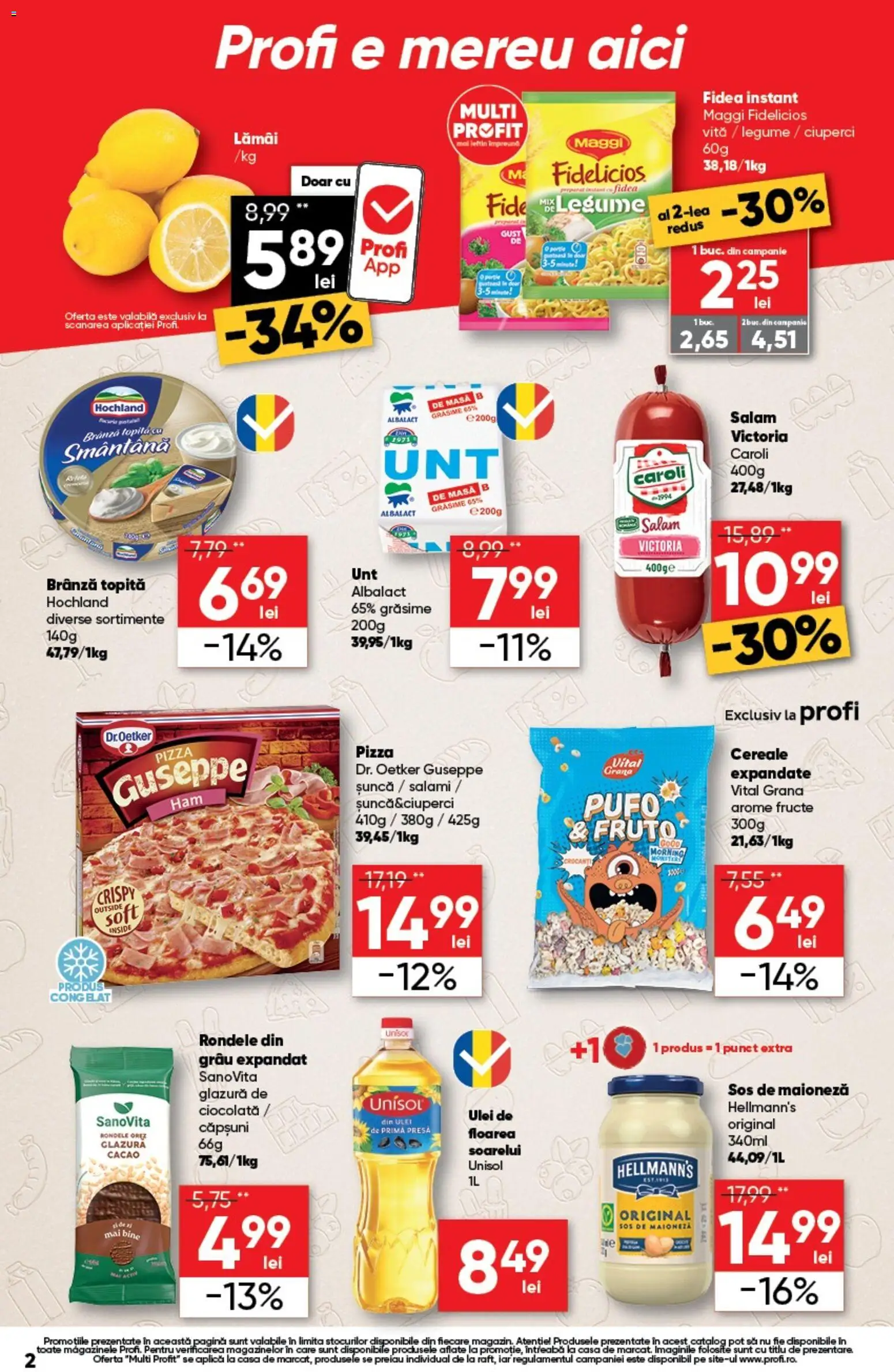 Catalog Profi 17 - 22 Septembrie 2026 | Pagina 2 | Produse: Vită, Ulei, Noodles, Floarea Soarelui