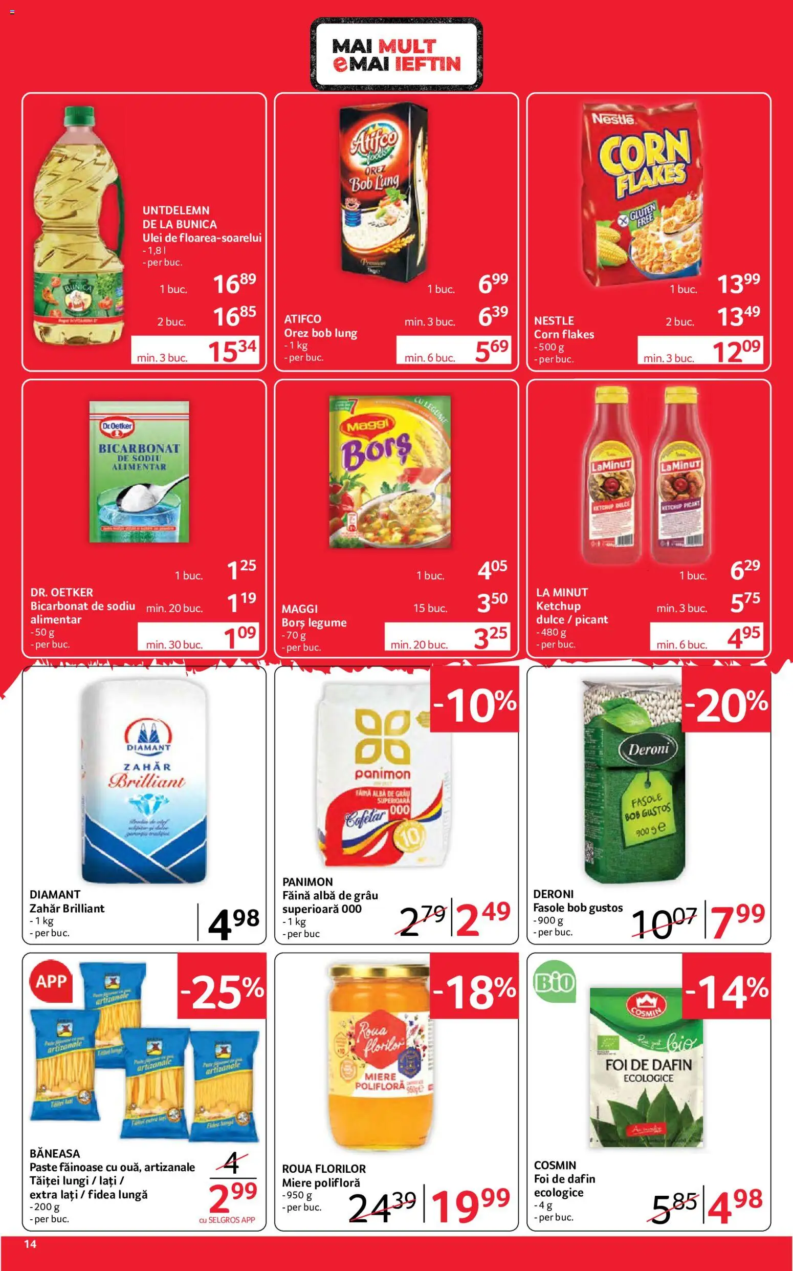 Catalog Selgros 18 - 30 Septembrie 2026 | Pagina 14 | Produse: Alba, Miere polifloră, Ulei, Făină