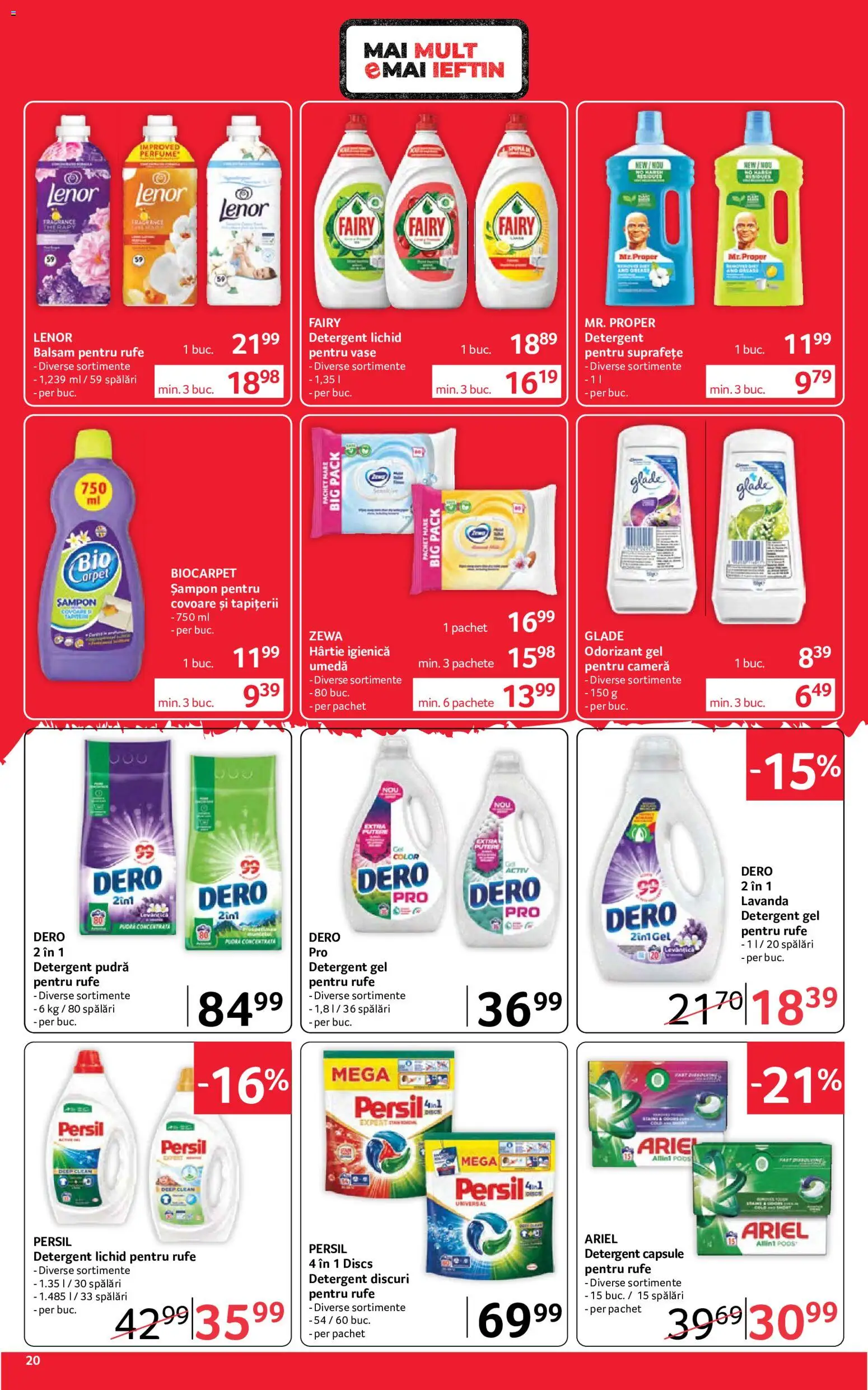 Catalog Selgros 18 - 30 Septembrie 2026 | Pagina 20 | Produse: Cameră, Șampon, Balsam pentru rufe, Detergent