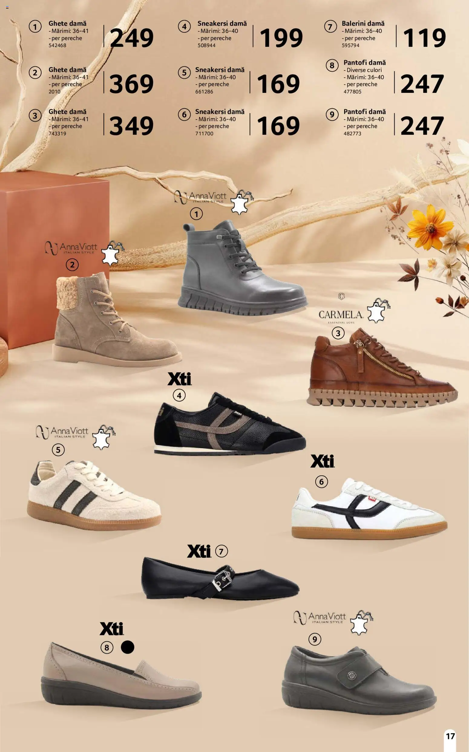 Catalog Selgros 18 Septembrie - 14 Octombrie 2026 | Pagina 17 | Produse: Sneakerși, Pantofi, Balerini, Ghete
