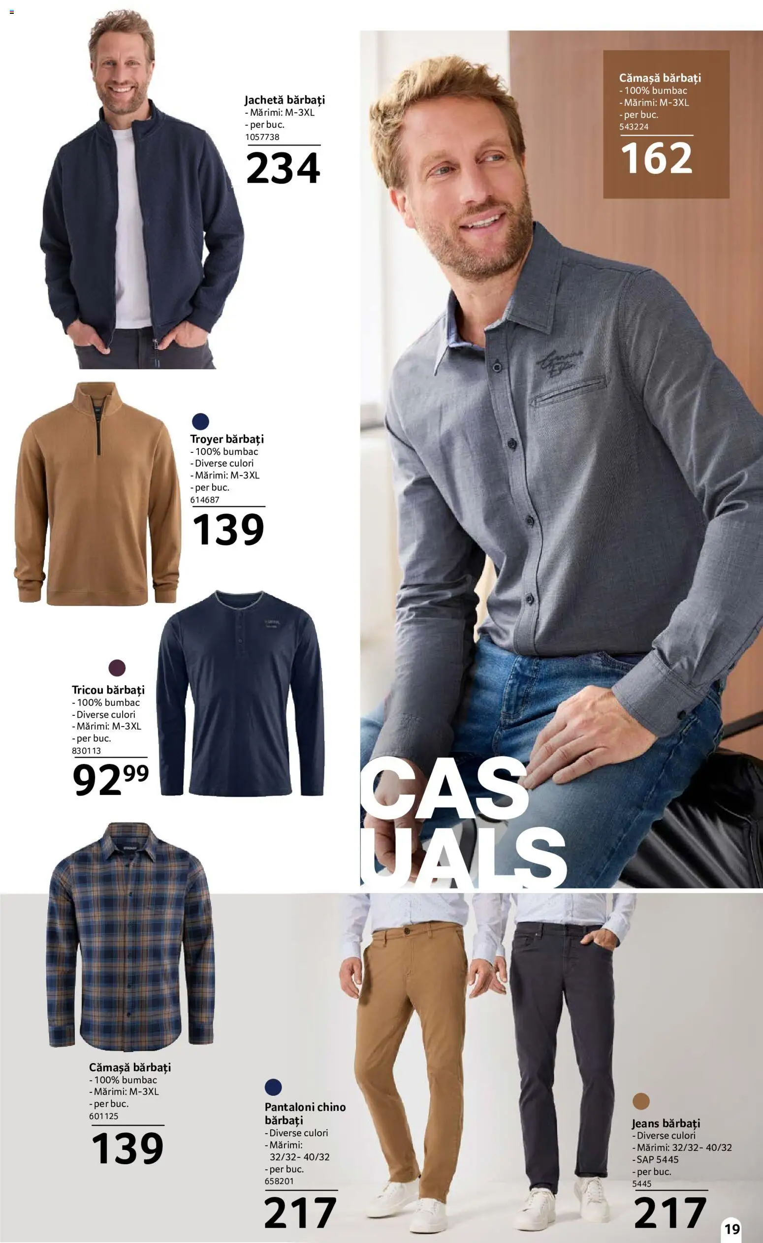 Catalog Selgros 18 Septembrie - 14 Octombrie 2026 | Pagina 19 | Produse: Jachetă, Tricou, Pantaloni