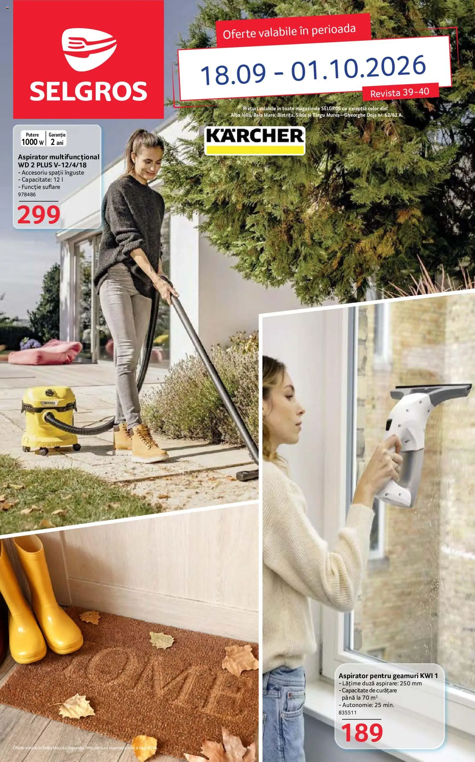 Catalog Selgros 18 - 30 Septembrie 2026 | Pagina 1 | Produse: Alba, Aspirator, Plus