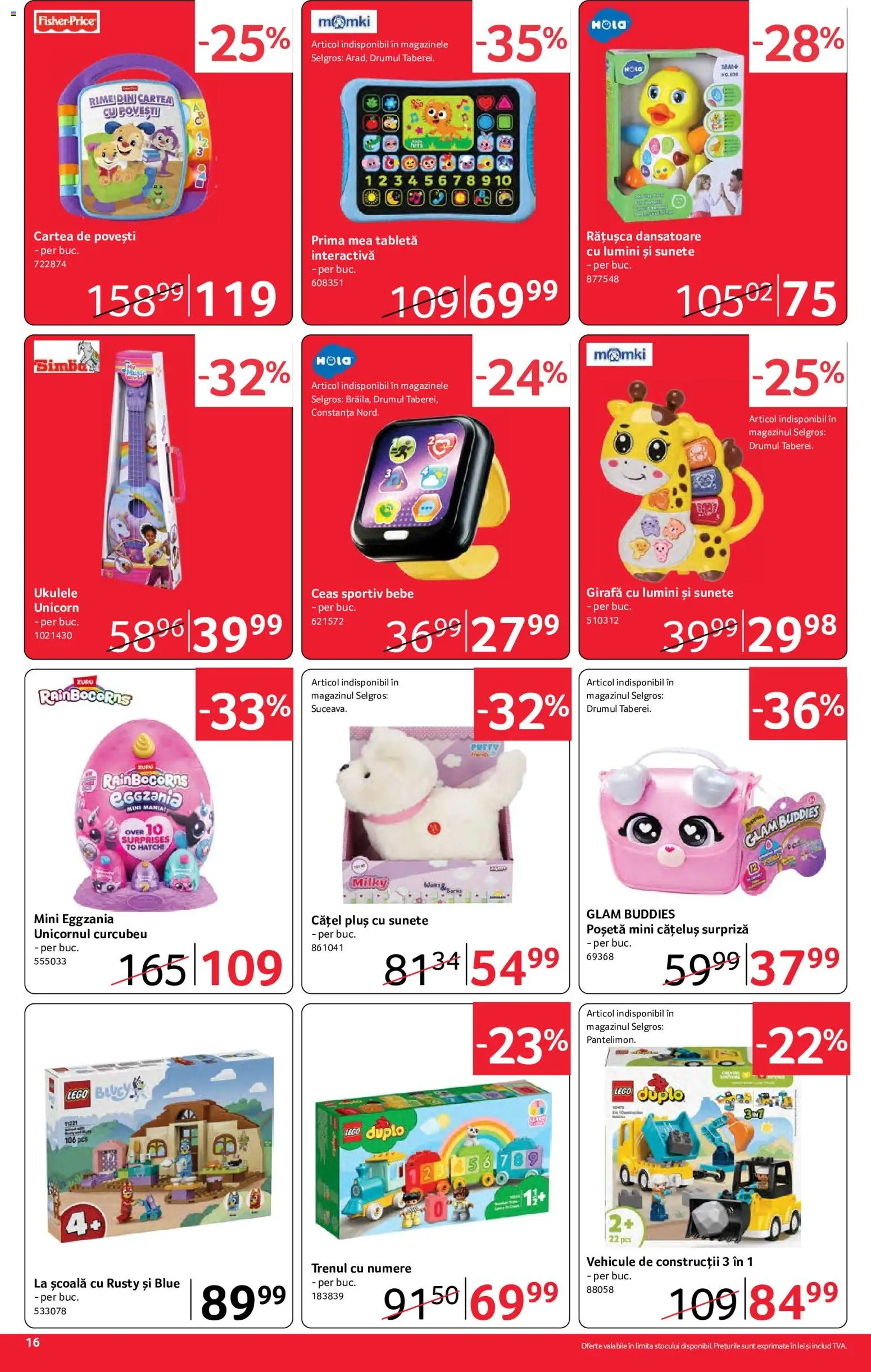 Catalog Selgros 18 - 30 Septembrie 2026 | Pagina 16 | Produse: Ceas, Lumini, Unicorn, Plus