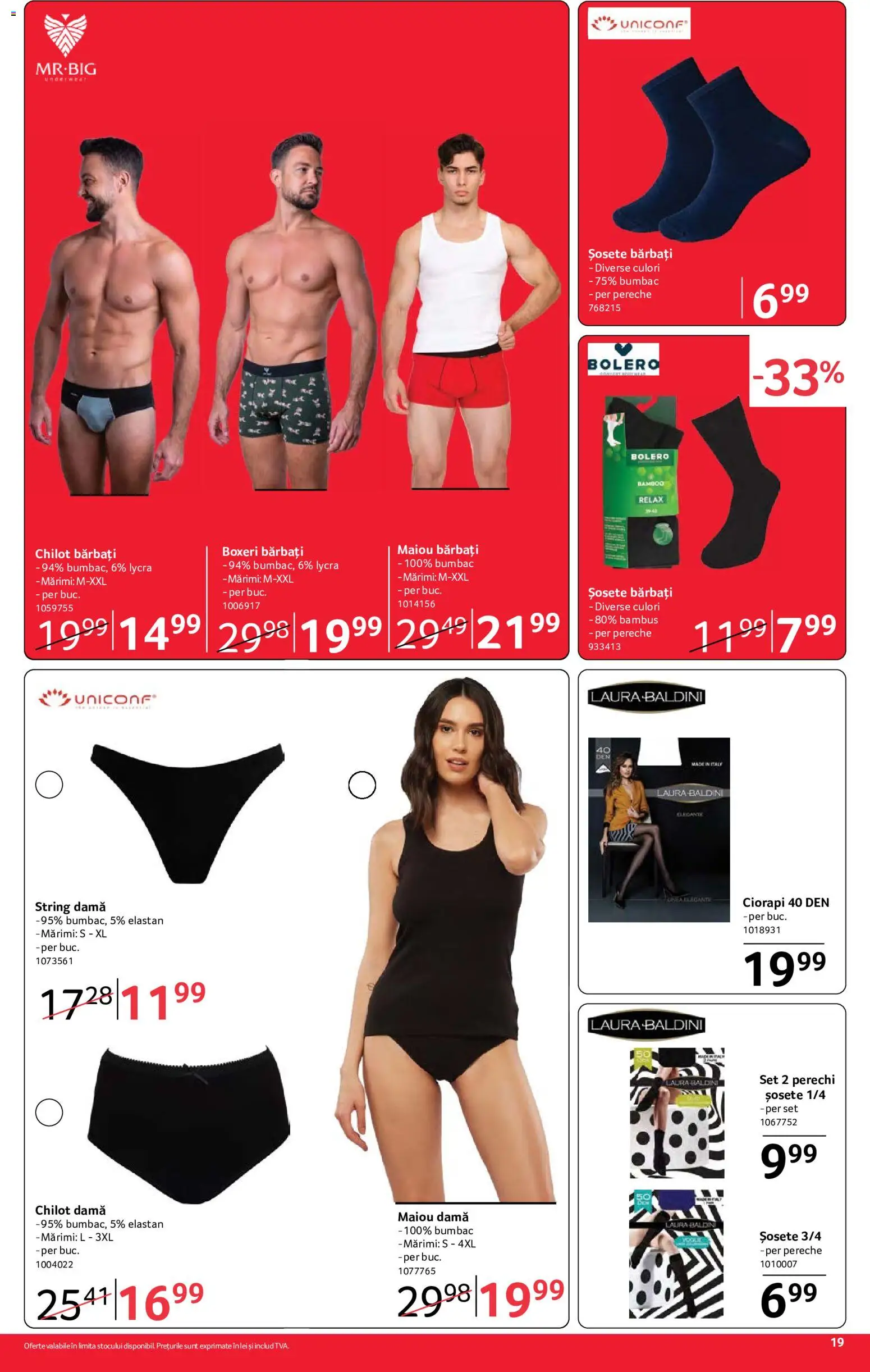 Catalog Selgros 18 - 30 Septembrie 2026 | Pagina 19 | Produse: Maiou, Șosete, Boxeri, Bamboo