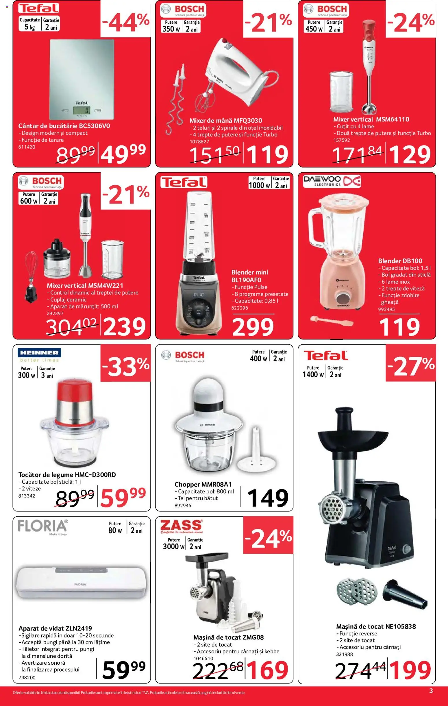 Catalog Selgros 18 - 30 Septembrie 2026 | Pagina 3 | Produse: Bol, Cântar, Bucătărie, Mixer vertical