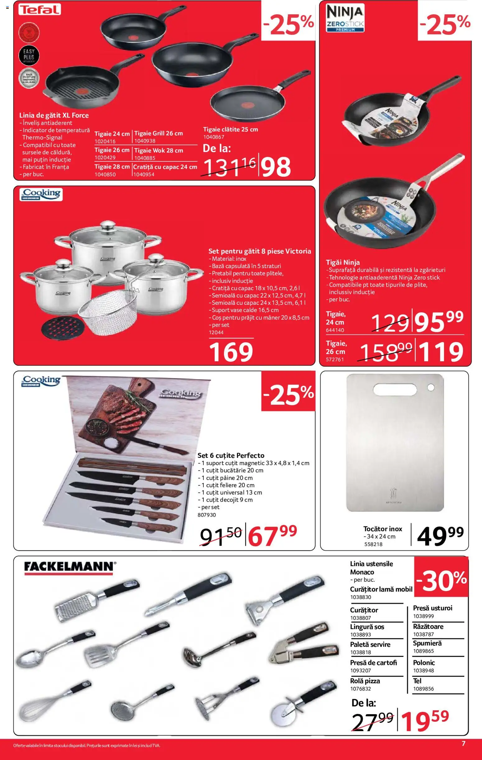 Catalog Selgros 18 - 30 Septembrie 2026 | Pagina 7 | Produse: Răzătoare, Tocător, Pizza, Suport