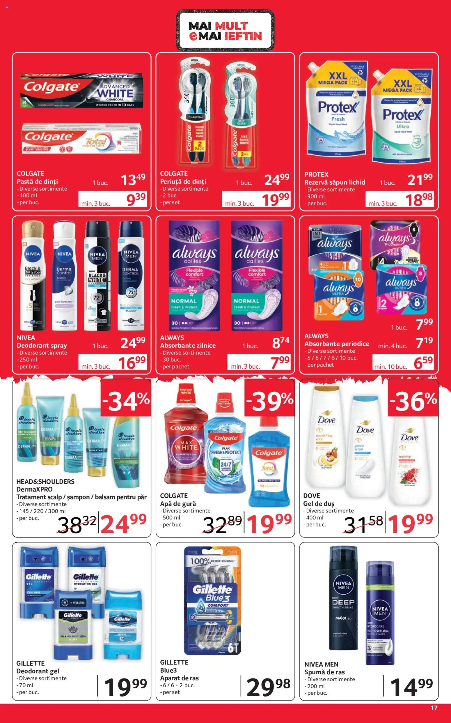 Catalog Selgros 18 - 30 Septembrie 2026 | Pagina 17 | Produse: Duș, Balsam, Rezervă săpun, Apă